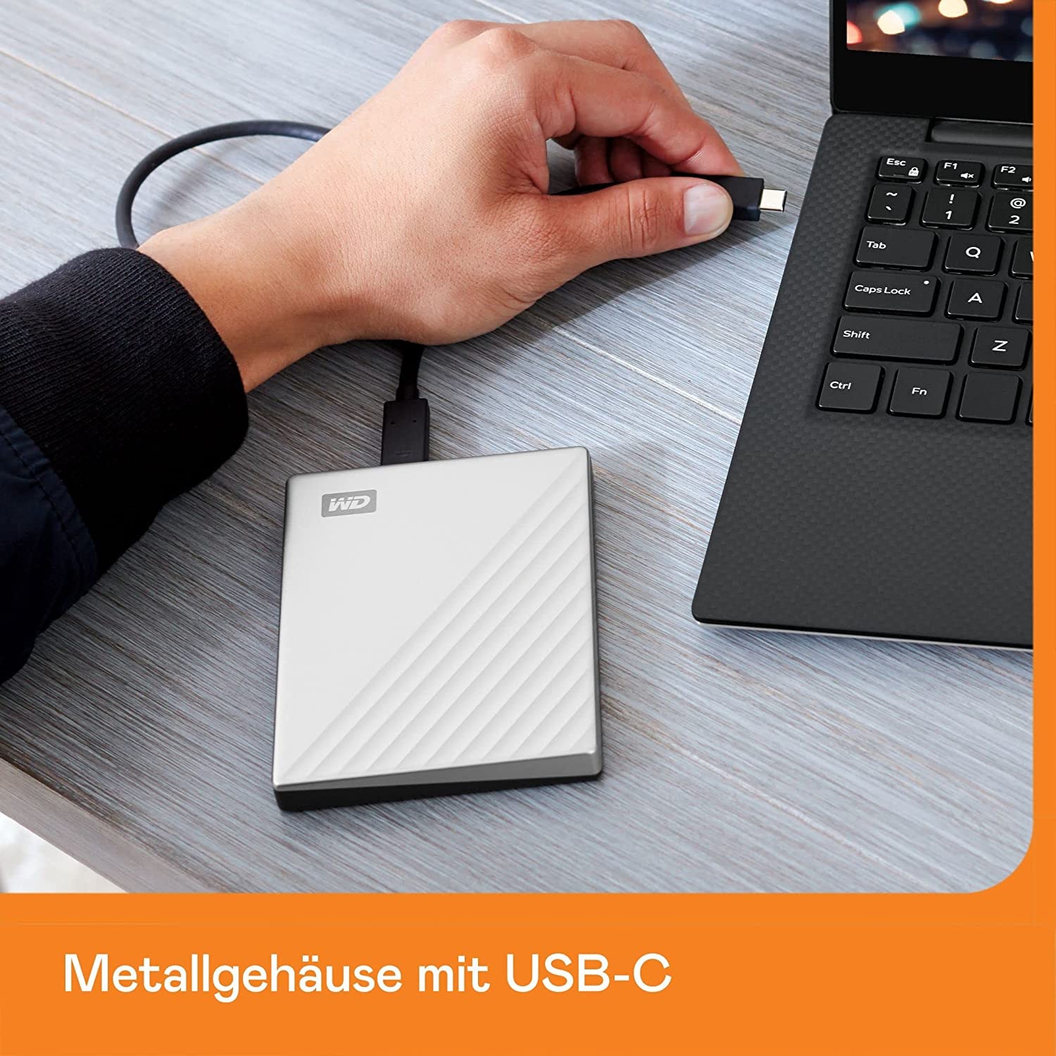 Western Digital externe HDD-Festplatte »WD My Passport Ultra«, Anschluss USB-C