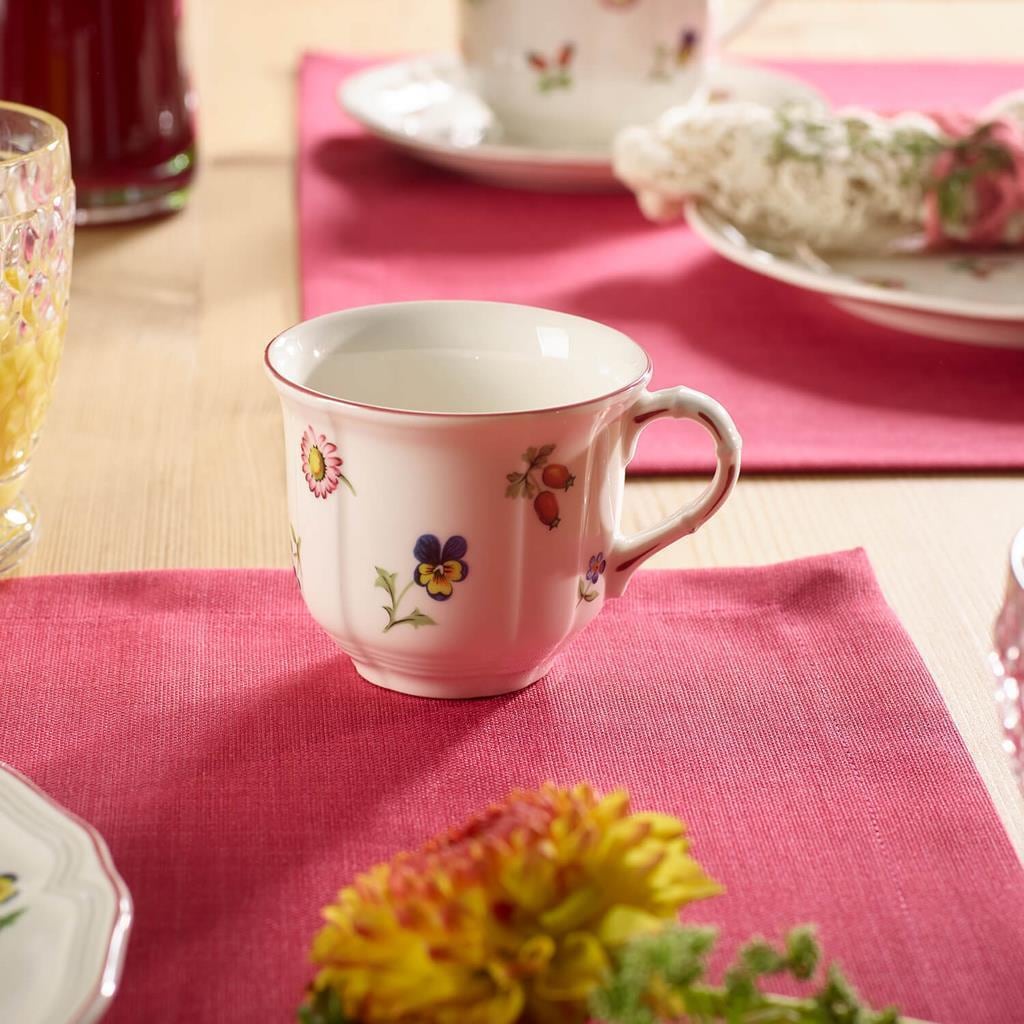 Villeroy & Boch Geschirr-Set »Kaffeeservice Petite Fleur 18er Set bunt« Spülmaschinenfest, Mikrowellensicher