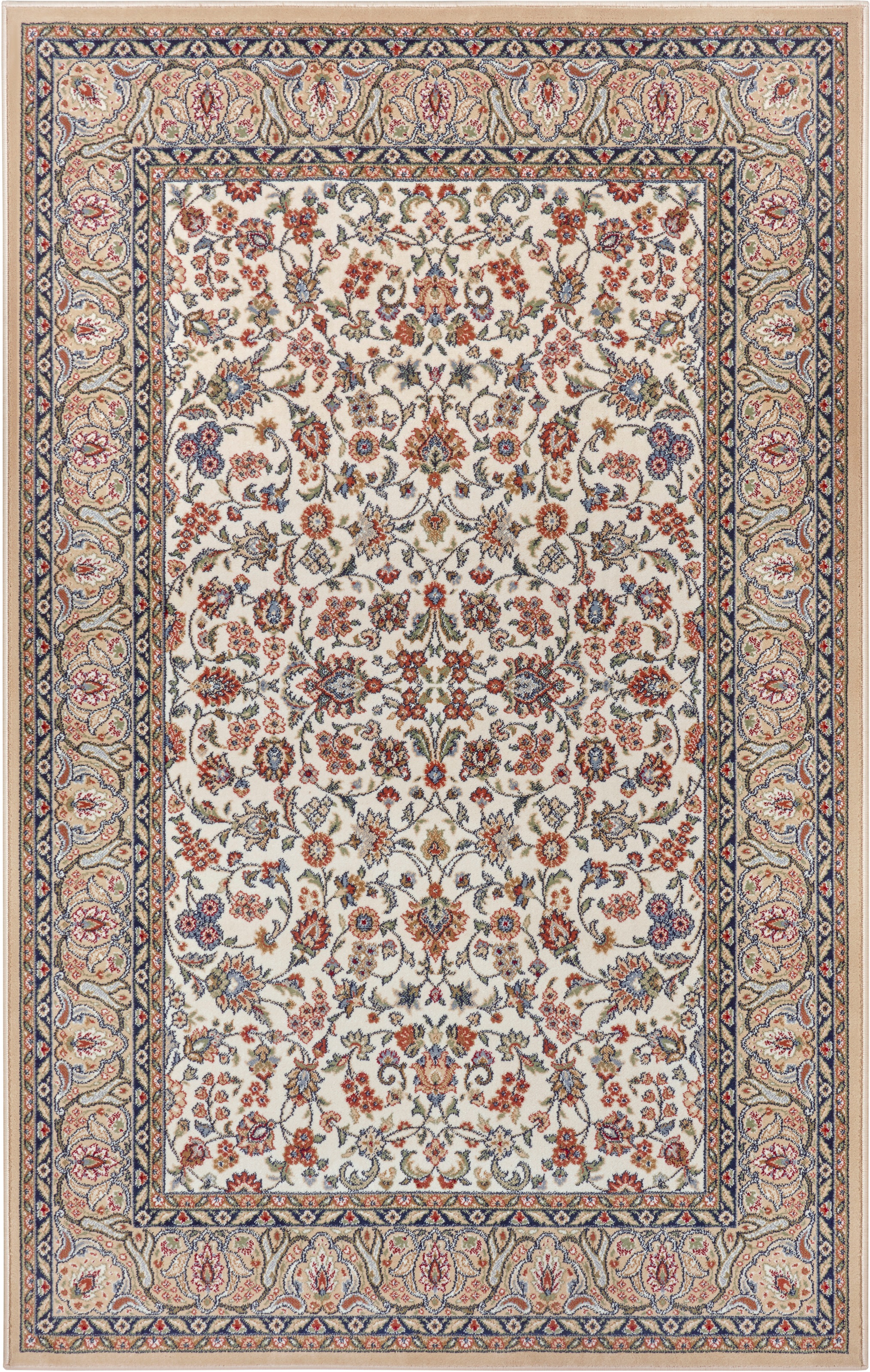 NOURISTAN Teppich »Aljars«, rechteckig, 10 mm Höhe, Orientalisch, Orient Optik, Wohnzimmer, Schlafzimmer, Kurzflor, Weich