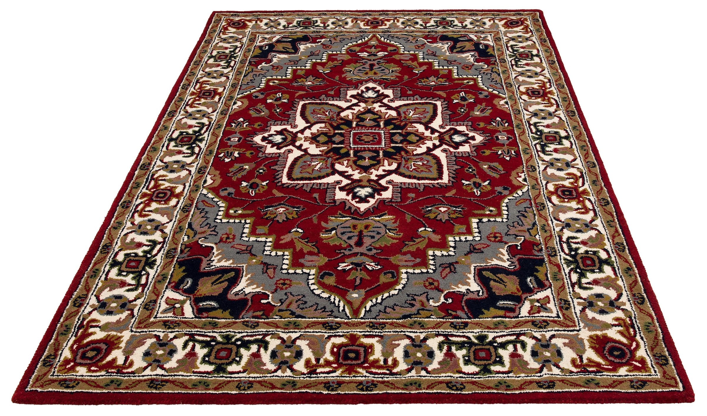 my home Wollteppich »Aman«, rechteckig, 14 mm Höhe, reine Wolle, Orient-Optik, auch als Läufer 70/270 cm erhältlich