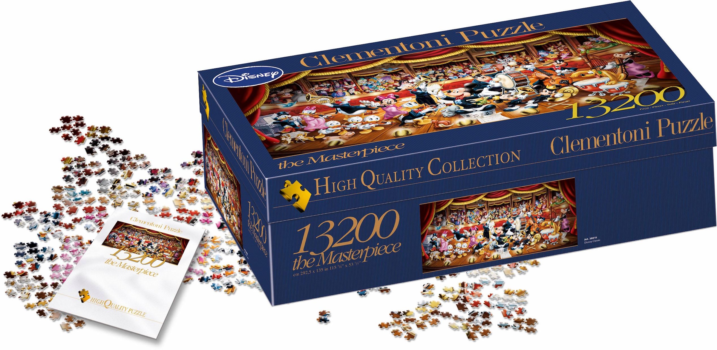 Clementoni® Puzzle »Panorama High Quality Collection, Disney Orchester«, Made in Europe