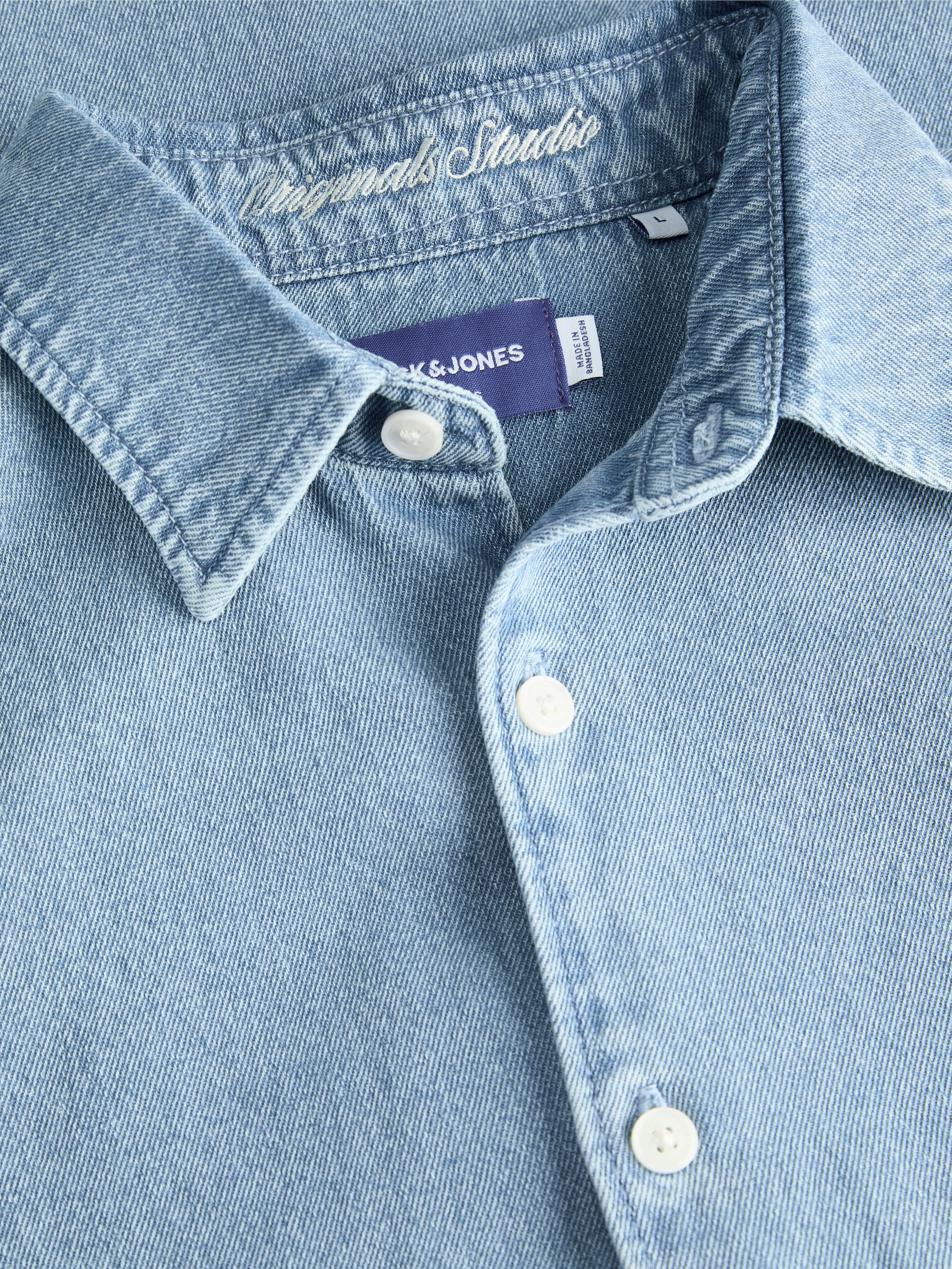 Jack & Jones Langarmhemd »JORNORREBRO DENIM SHIRT LS SN«