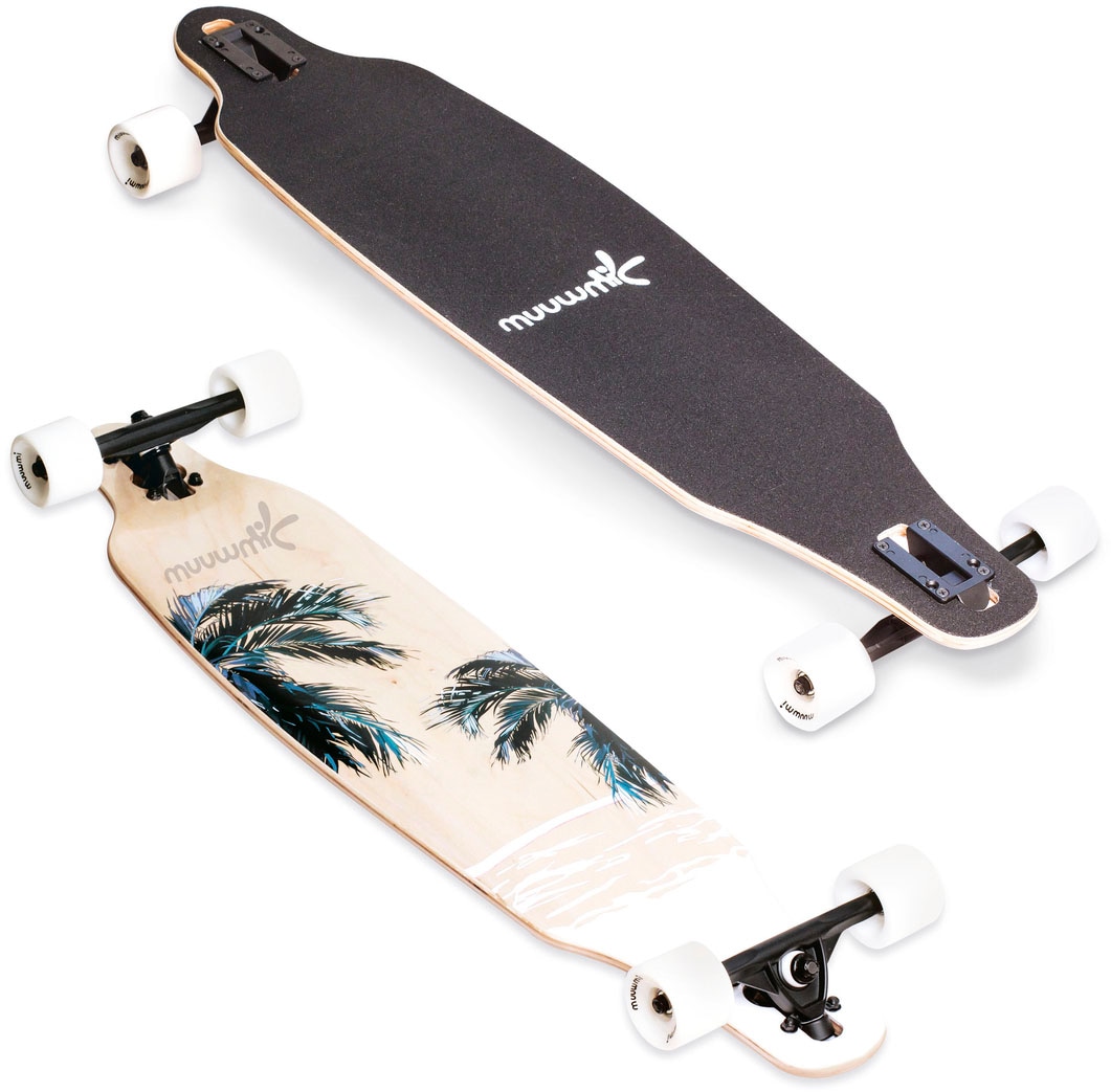 Longboard »Beach/Wood, ABEC 7«