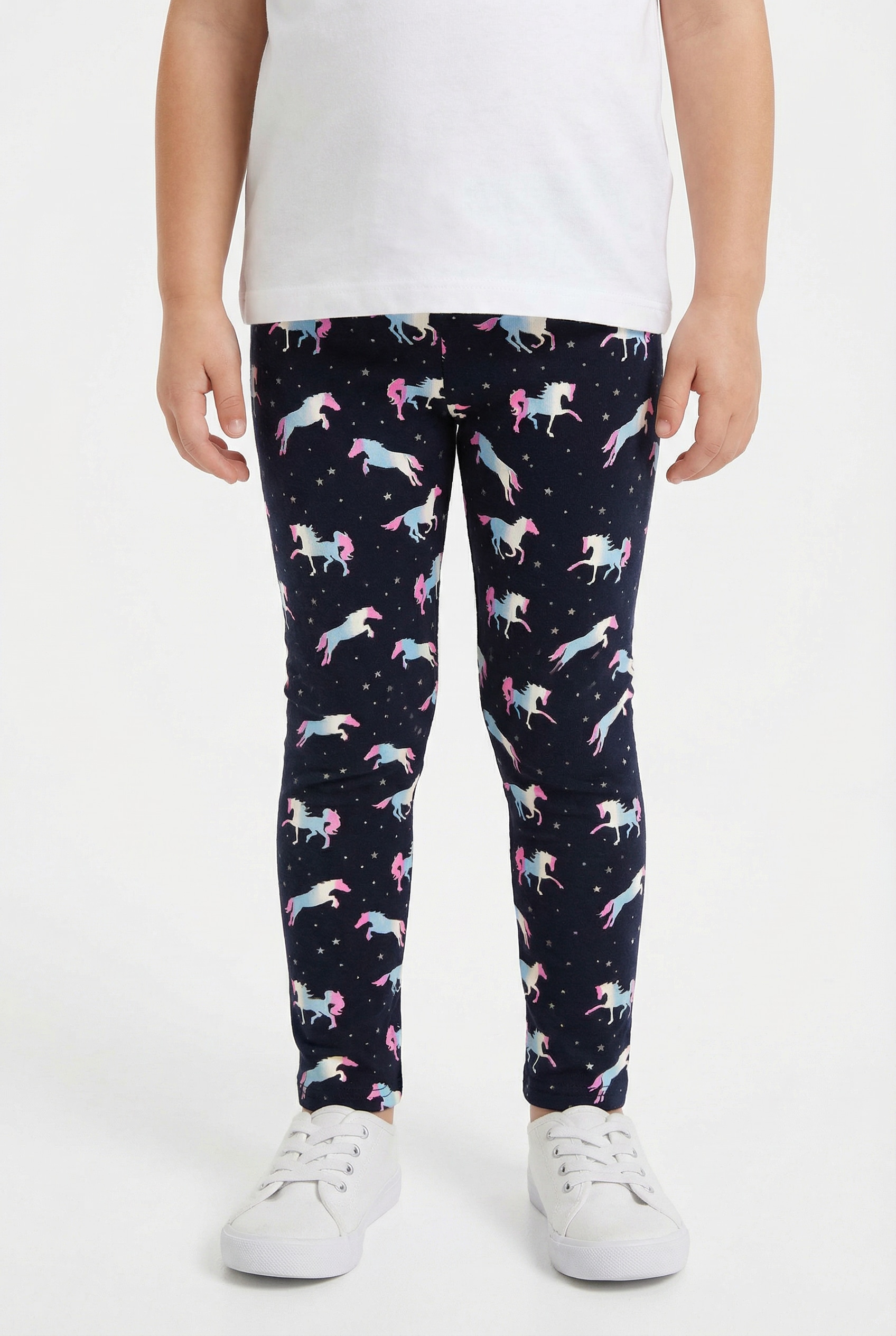 happy girls Strickleggings  für kleine Pferde-Fans