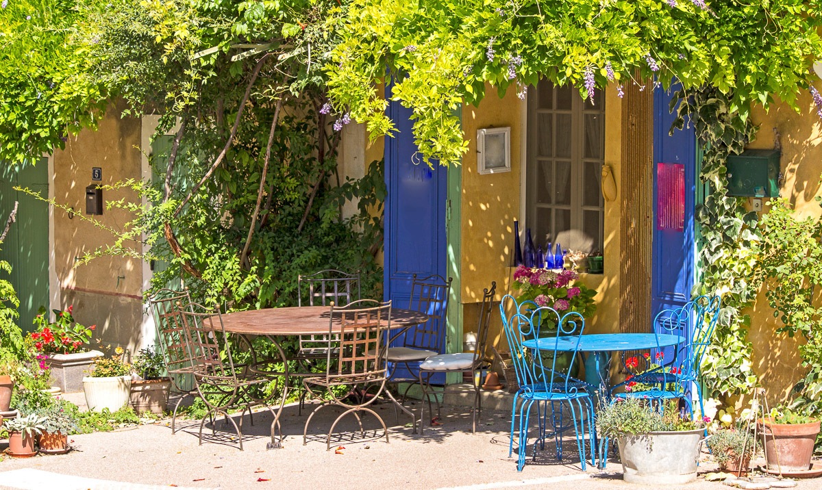 Fototapete »Provence Cafe Shop«