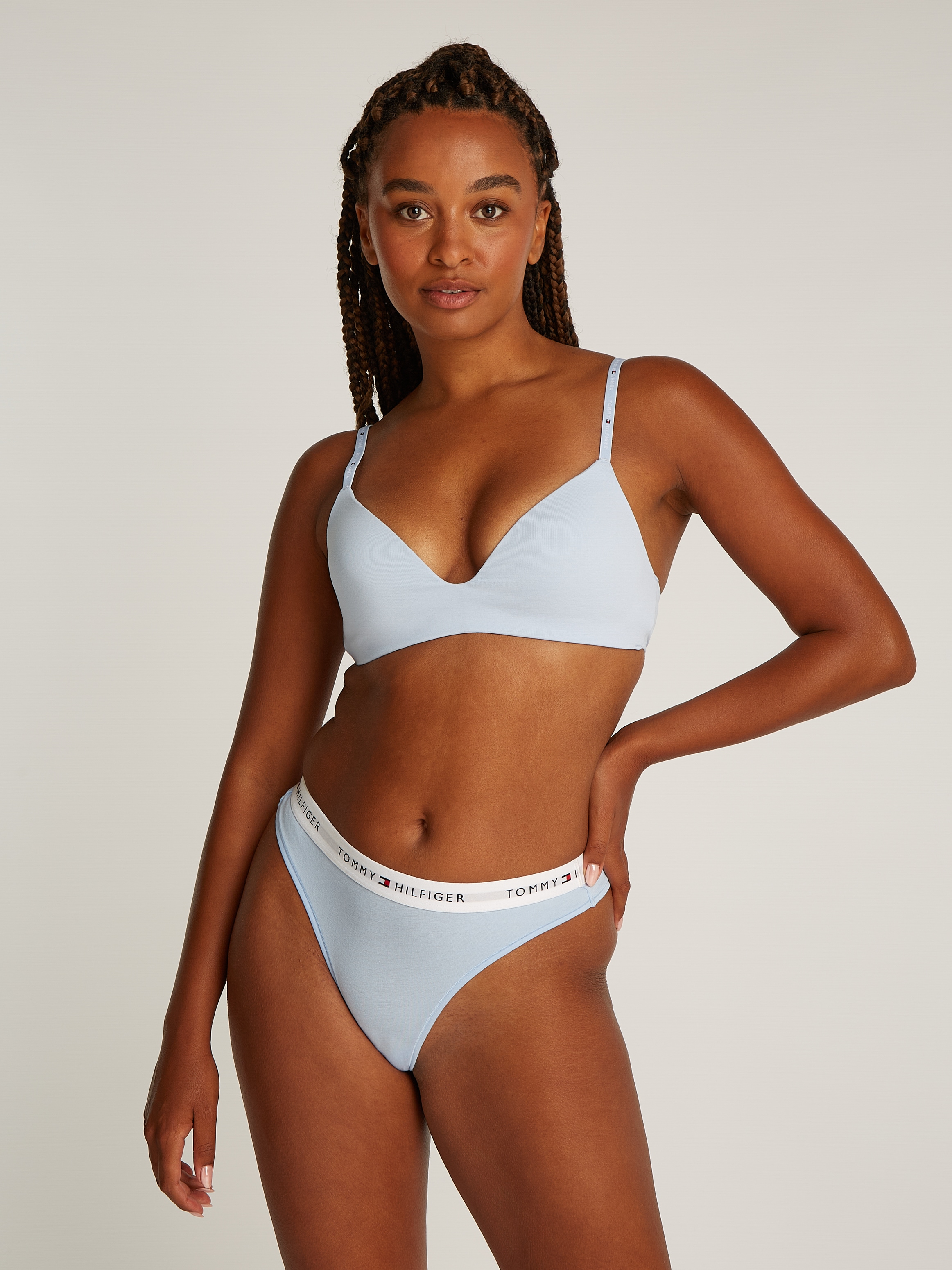Tommy Hilfiger Underwear String, (Packung, 3 St., 3er), mit Logoschriftzug