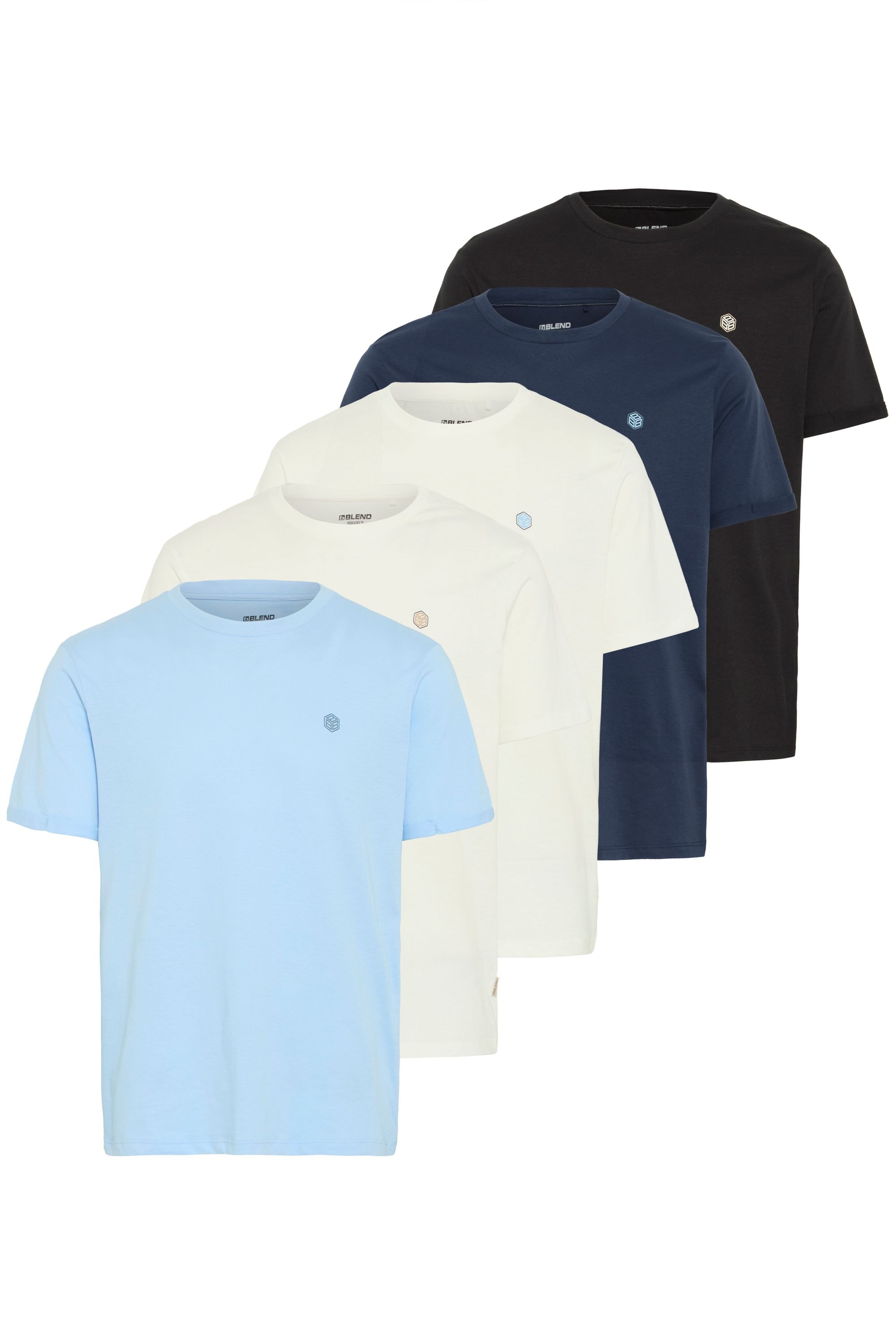 Blend T-Shirt »T-Shirt BHVIGT 5 pack«