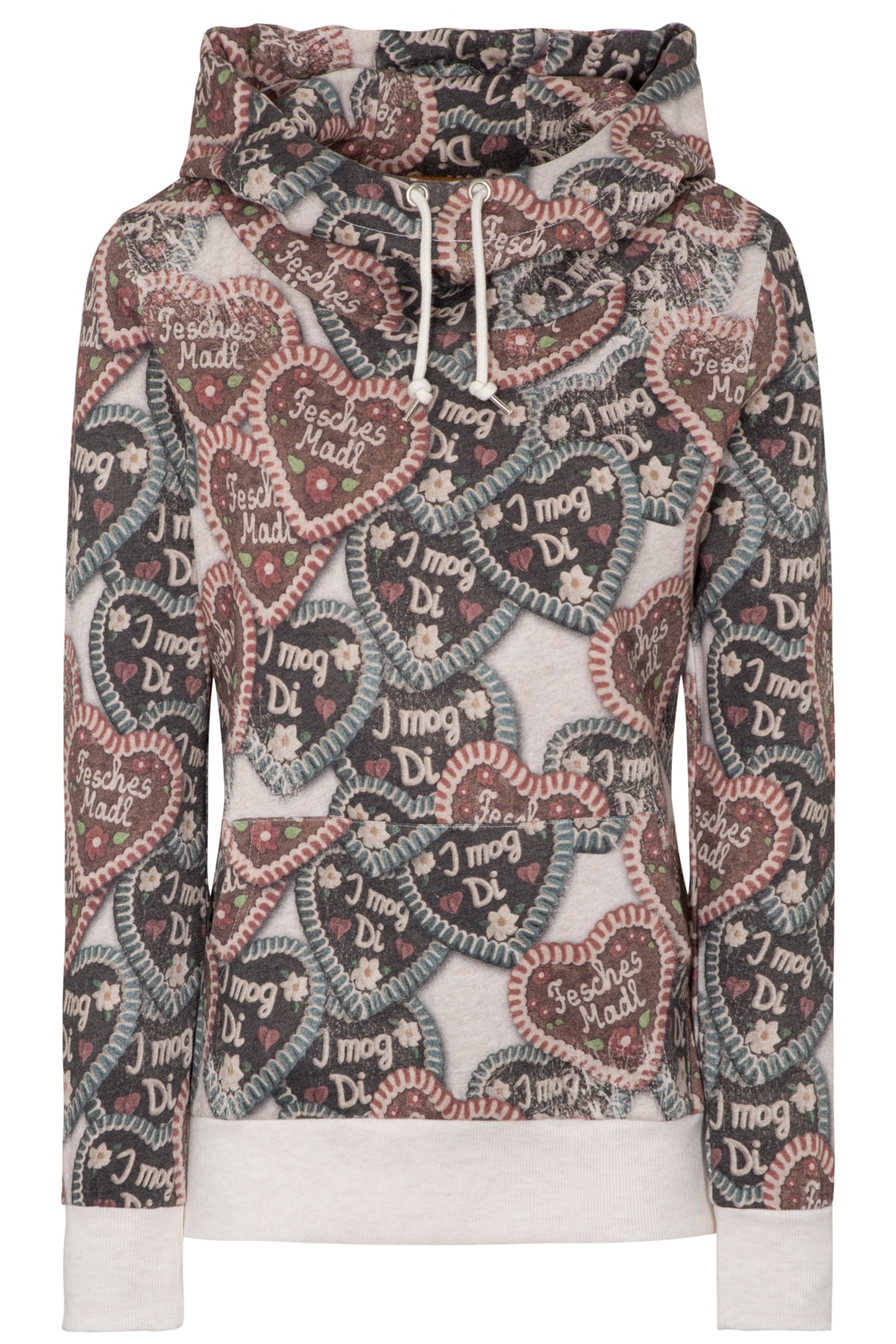 Hangowear Kapuzensweatshirt, Damen, mit originellem Printmotiv kaufen