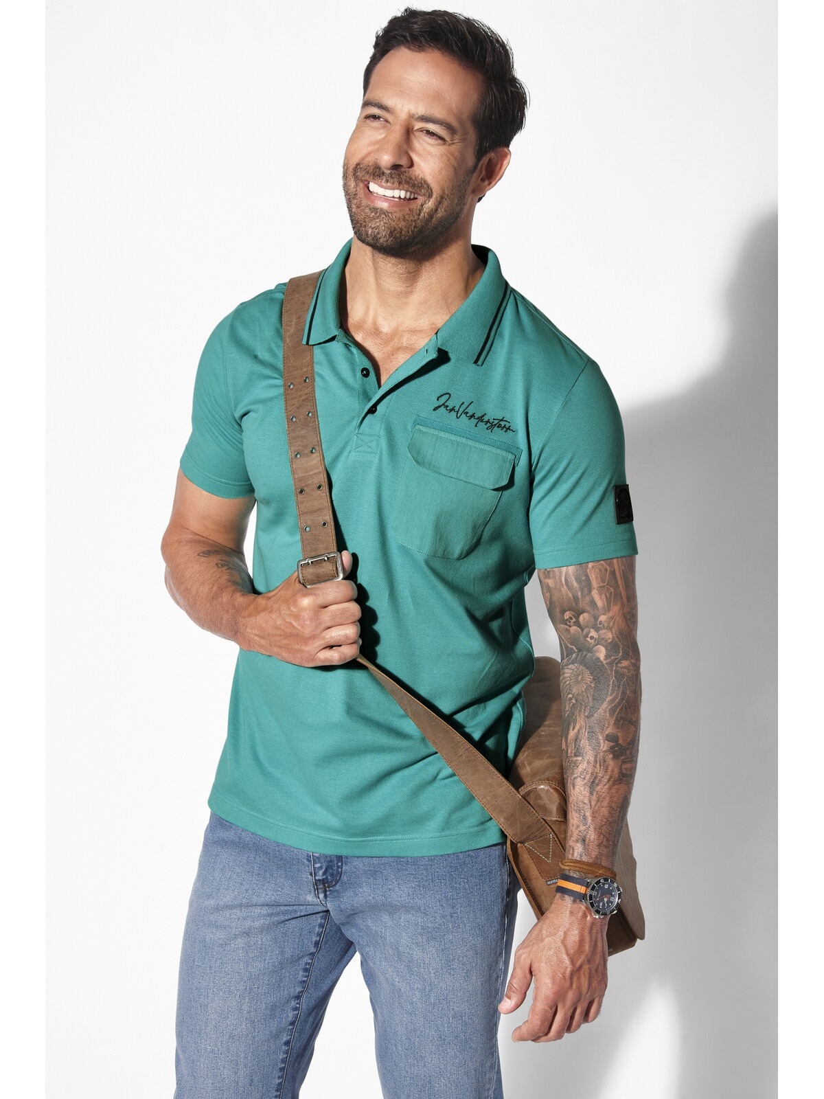 Jan Vanderstorm Poloshirt »Poloshirt STILTOR«