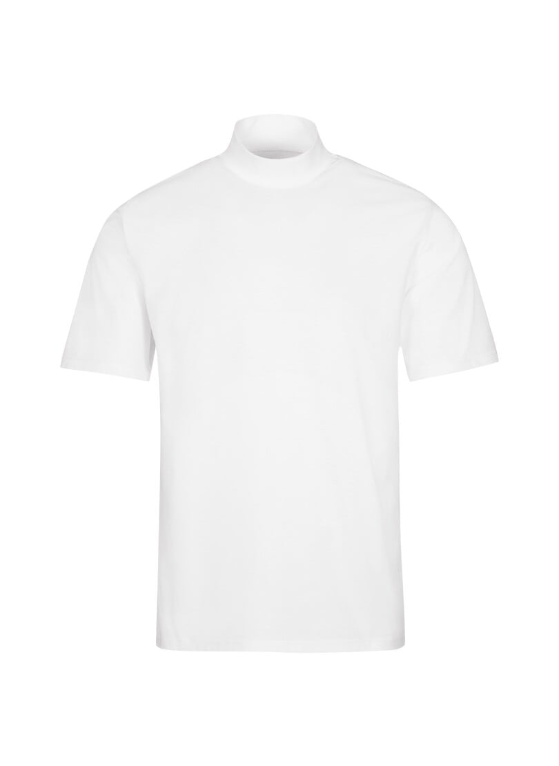 Trigema T-Shirt »TRIGEMA T-Shirt mit Stehkragen«, (1 tlg.)