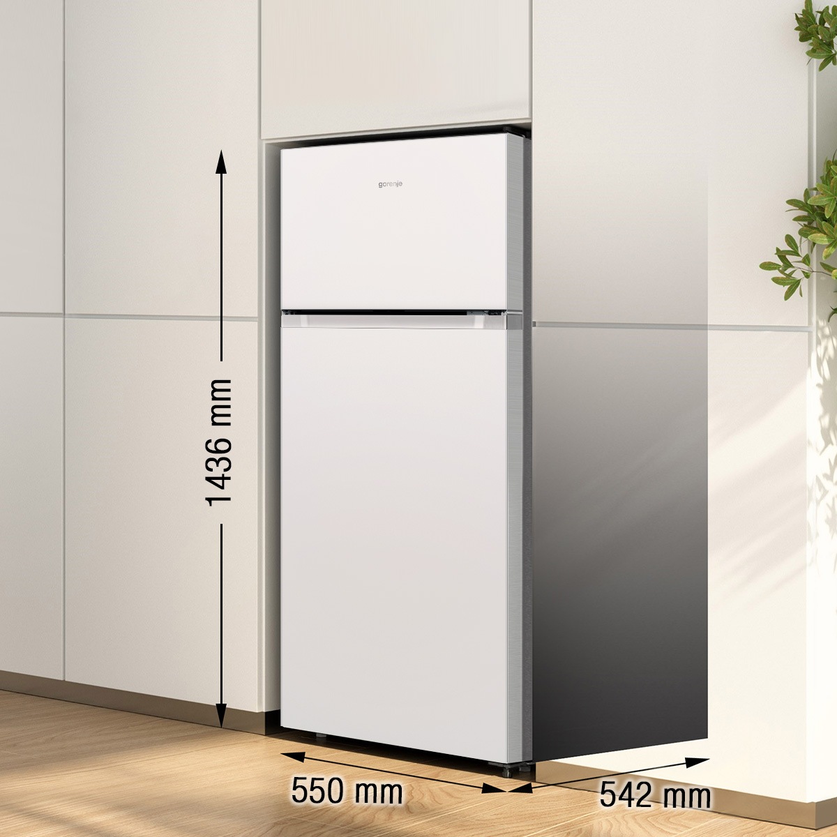 GORENJE Kühl-/Gefrierkombination »RF4142PW4«
