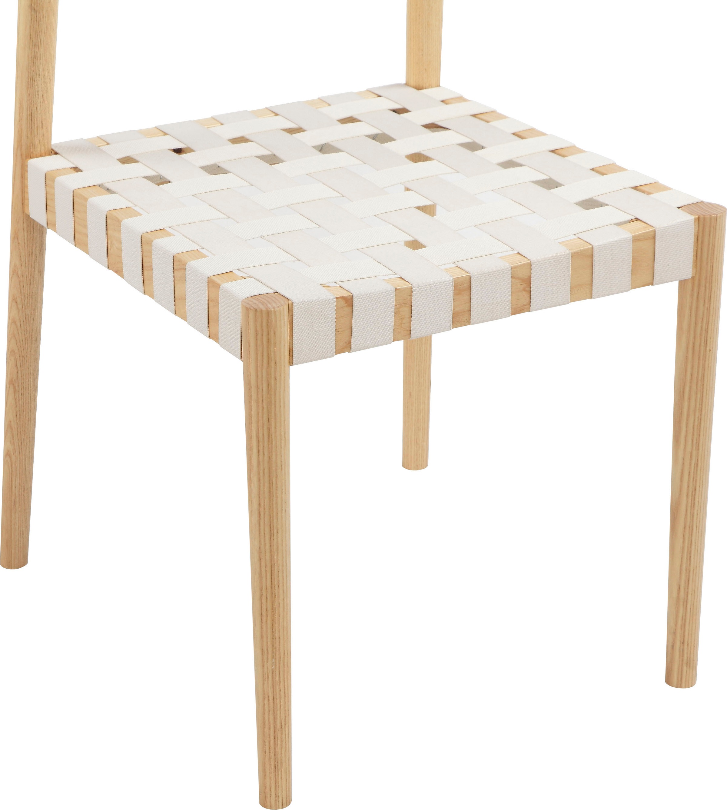 LeGer Home by Lena Gercke Esszimmerstuhl »Elain«, gewebten Sitzfläche, aus massivem Eschenholz, Sitzhöhe ca. 45 cm