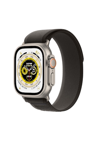 Apple Smartwatch »Ultra, GPS + Cellular, Titan, 49 mm mit Trailarmband, S/M«, (Watch OS) kaufen