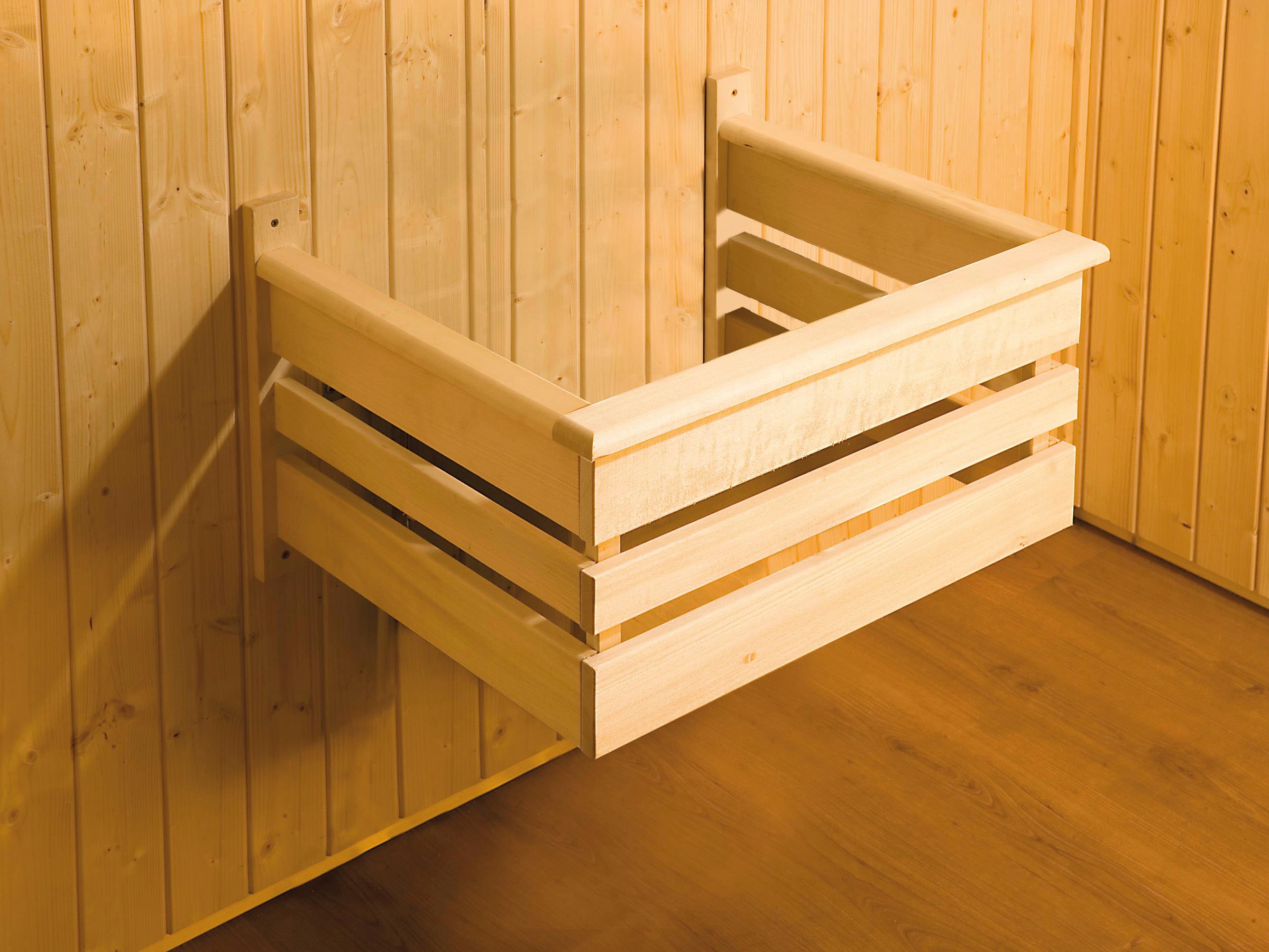 weka Sauna »Bergen« Set,  7,5 kW Bio-Ofen mit digitaler Steuerung