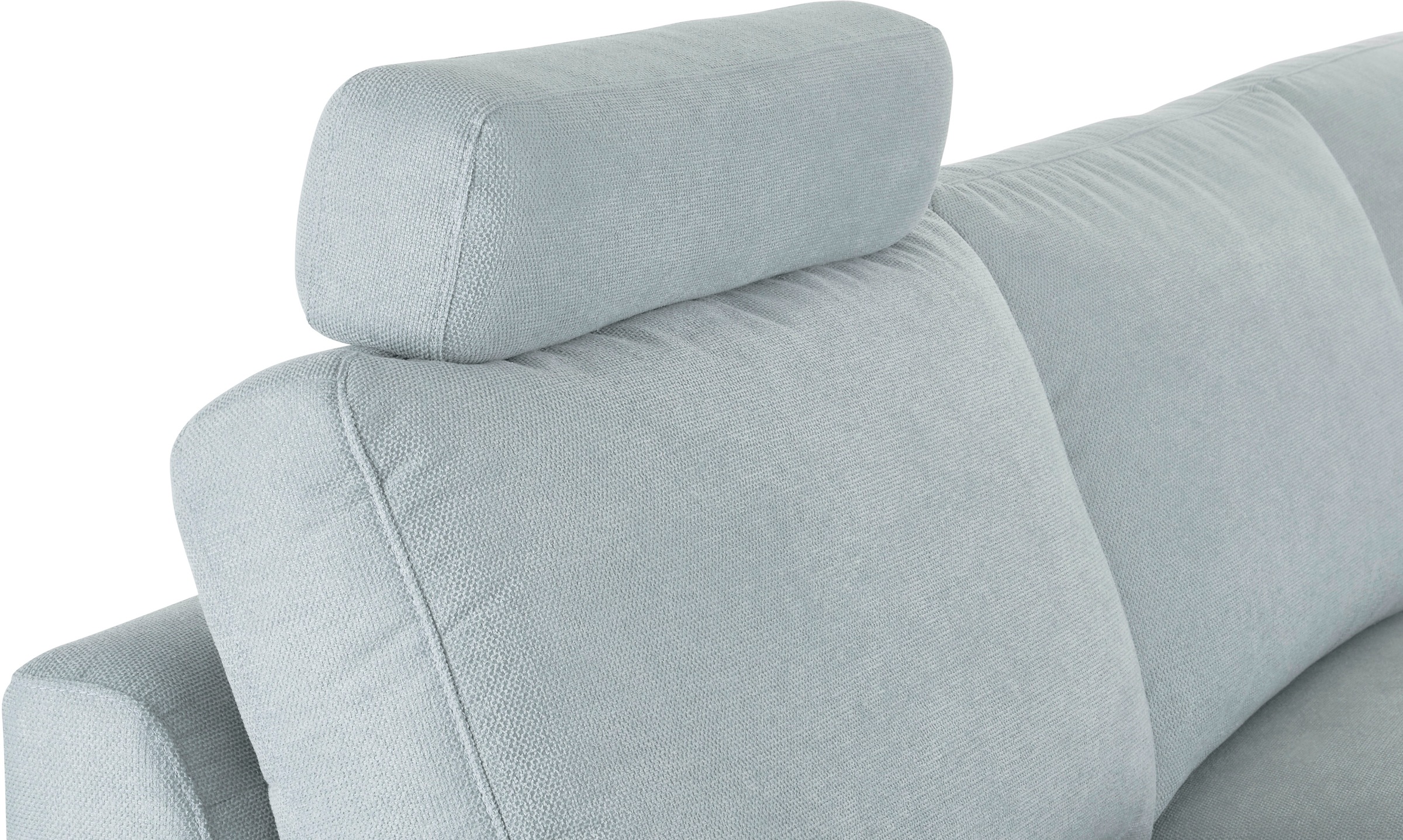 3C Candy Ecksofa »Lecce, wahlweise PUR-Schaumstoff oder Tonnentaschenfederkern« Bett im 2,5-Sitzer, teilmotorische Schlaffunktion im Longchair, L-Form