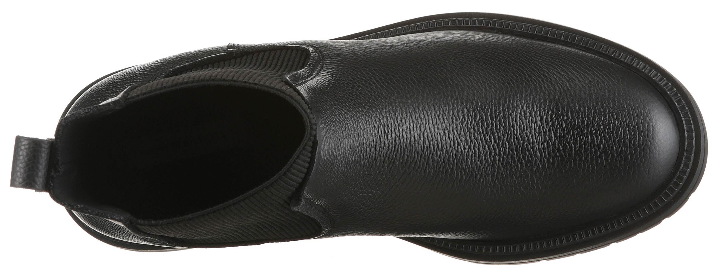 Tommy Hilfiger Winterboots »TH PLAQUE PEBBLE CHELSEA WARM«  , Chelseaboots, Schlupfboots, Stiefelette mit praktischer Anziehlasche