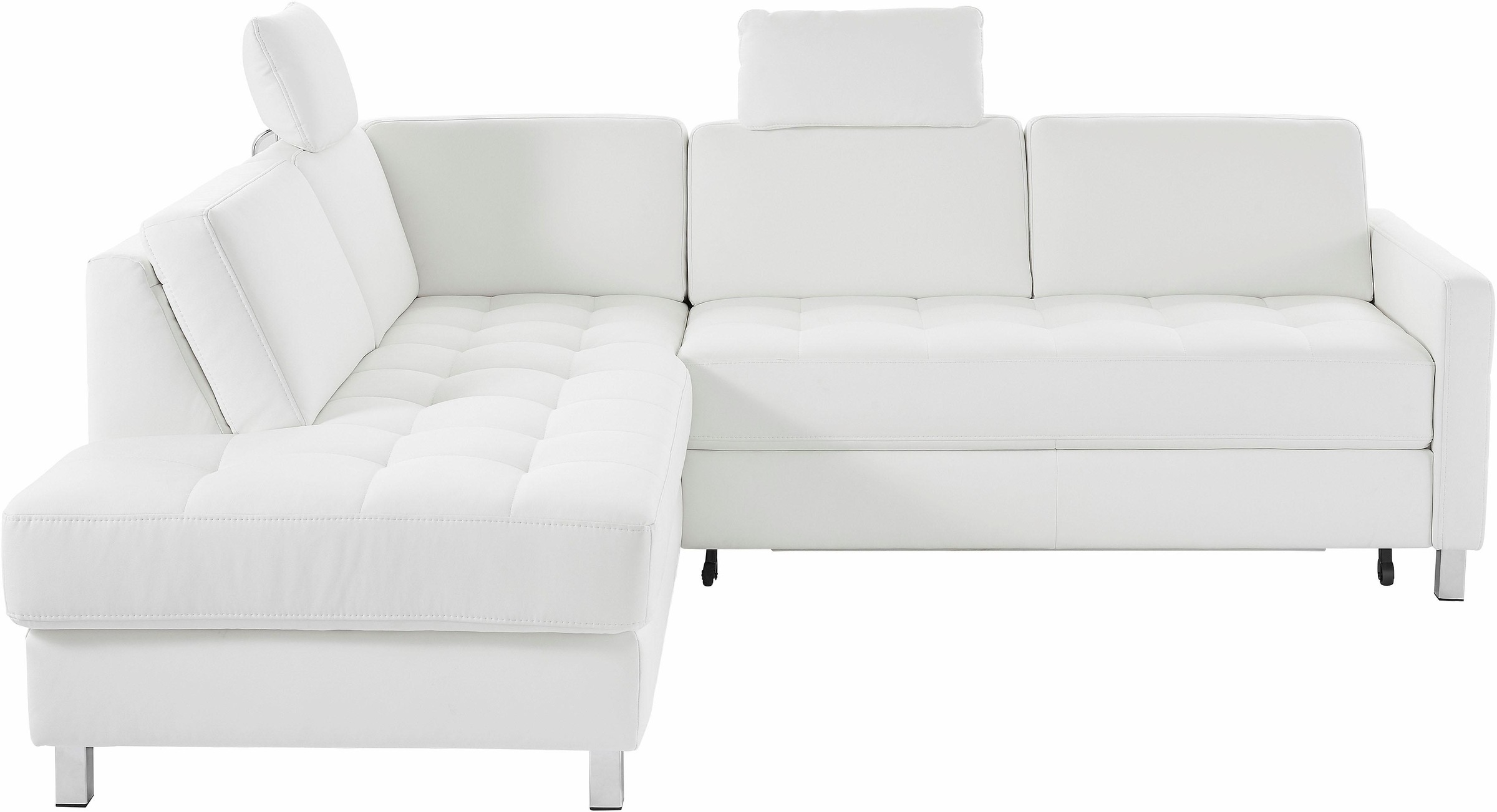 sit&more Ecksofa »Pablo L-Form«, wahlweise mit Bettfunktion