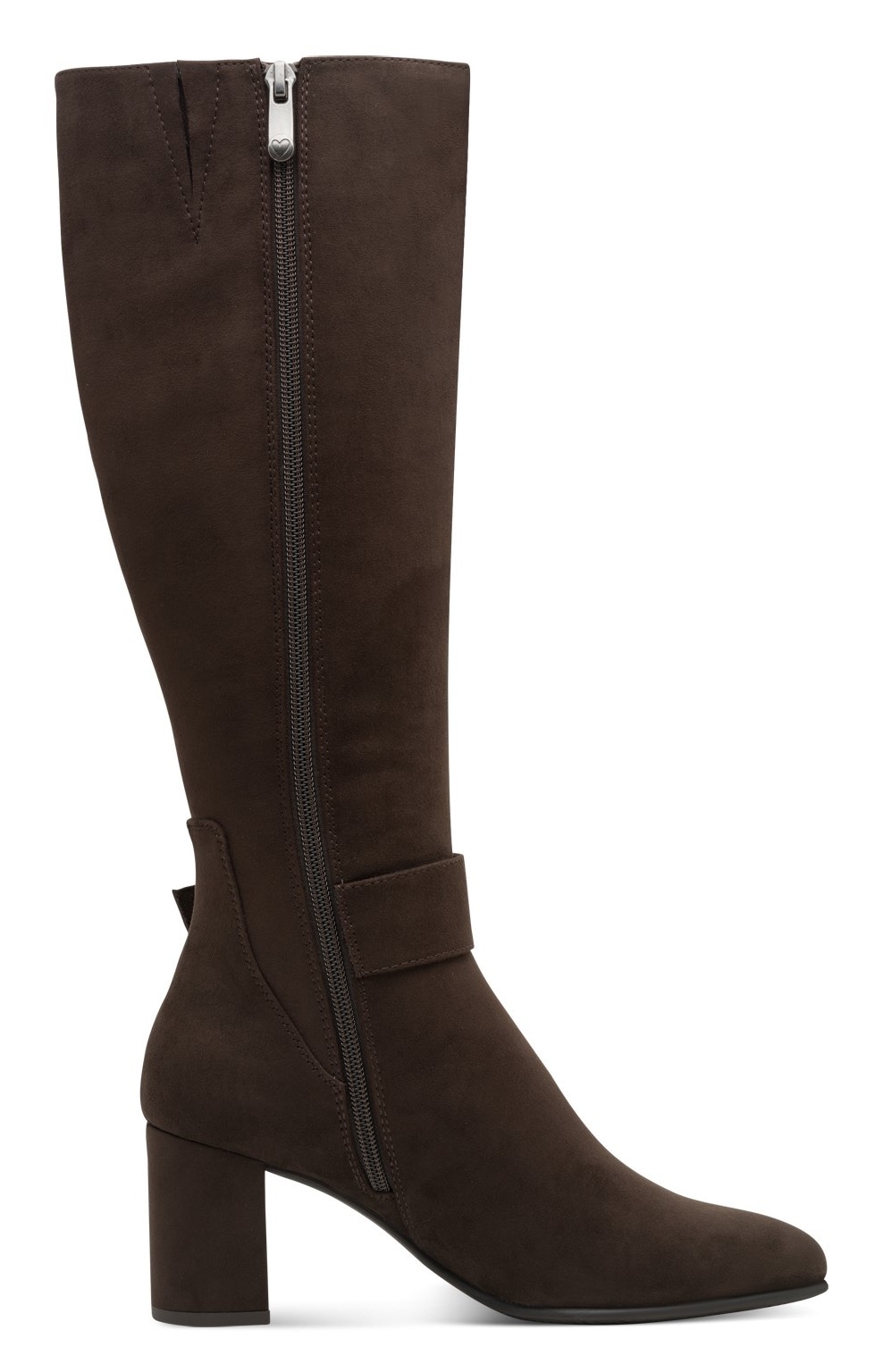 MARCO TOZZI Stiefel  , Blockabsatz, Businessstiefel, Langschaftstiefel mit Zierschnalle