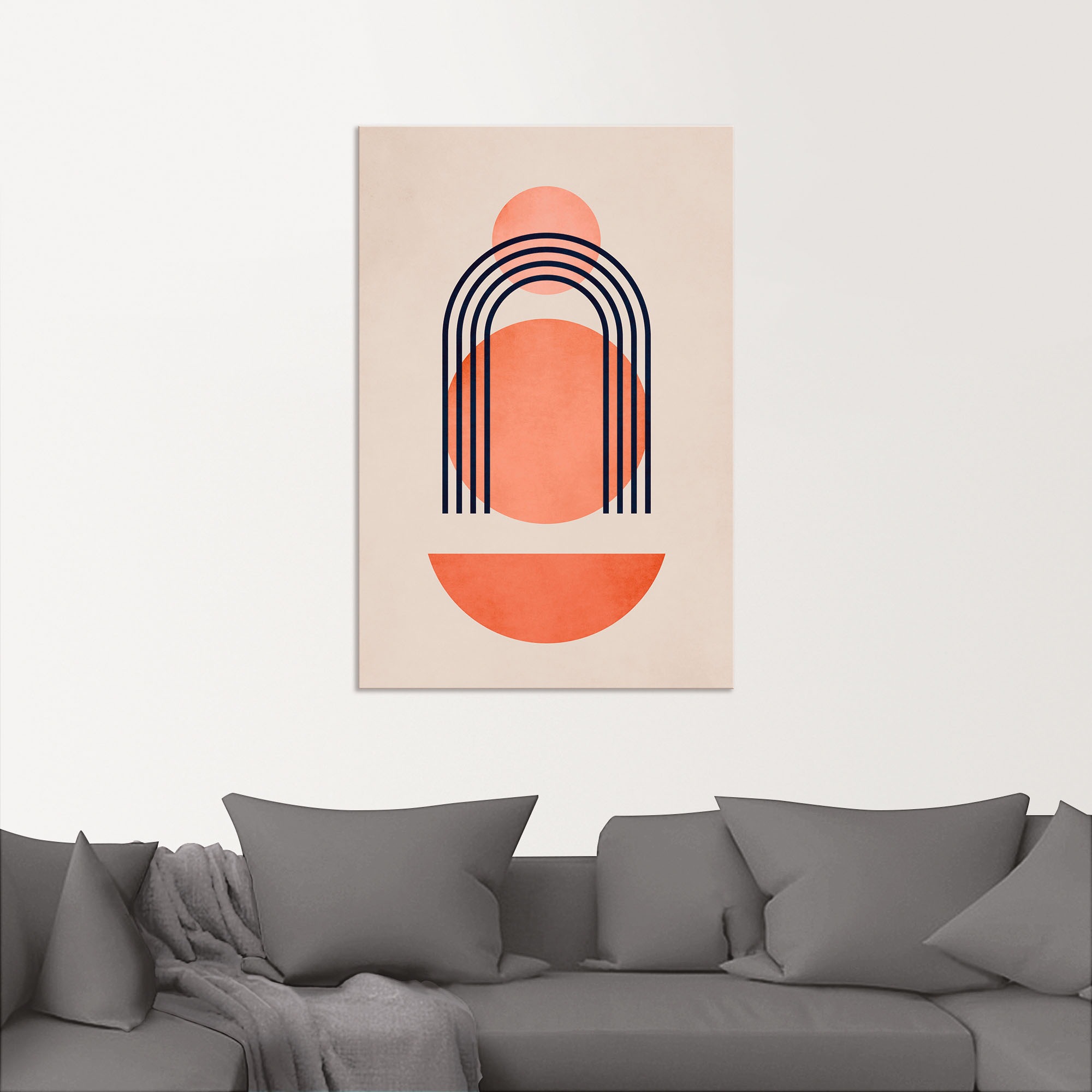 Artland Wandbild »Geometrica Nr. 7«, Muster, (1 St.), als Alubild, Leinwandbild, Poster, Wandaufkleber in verschied. Größen