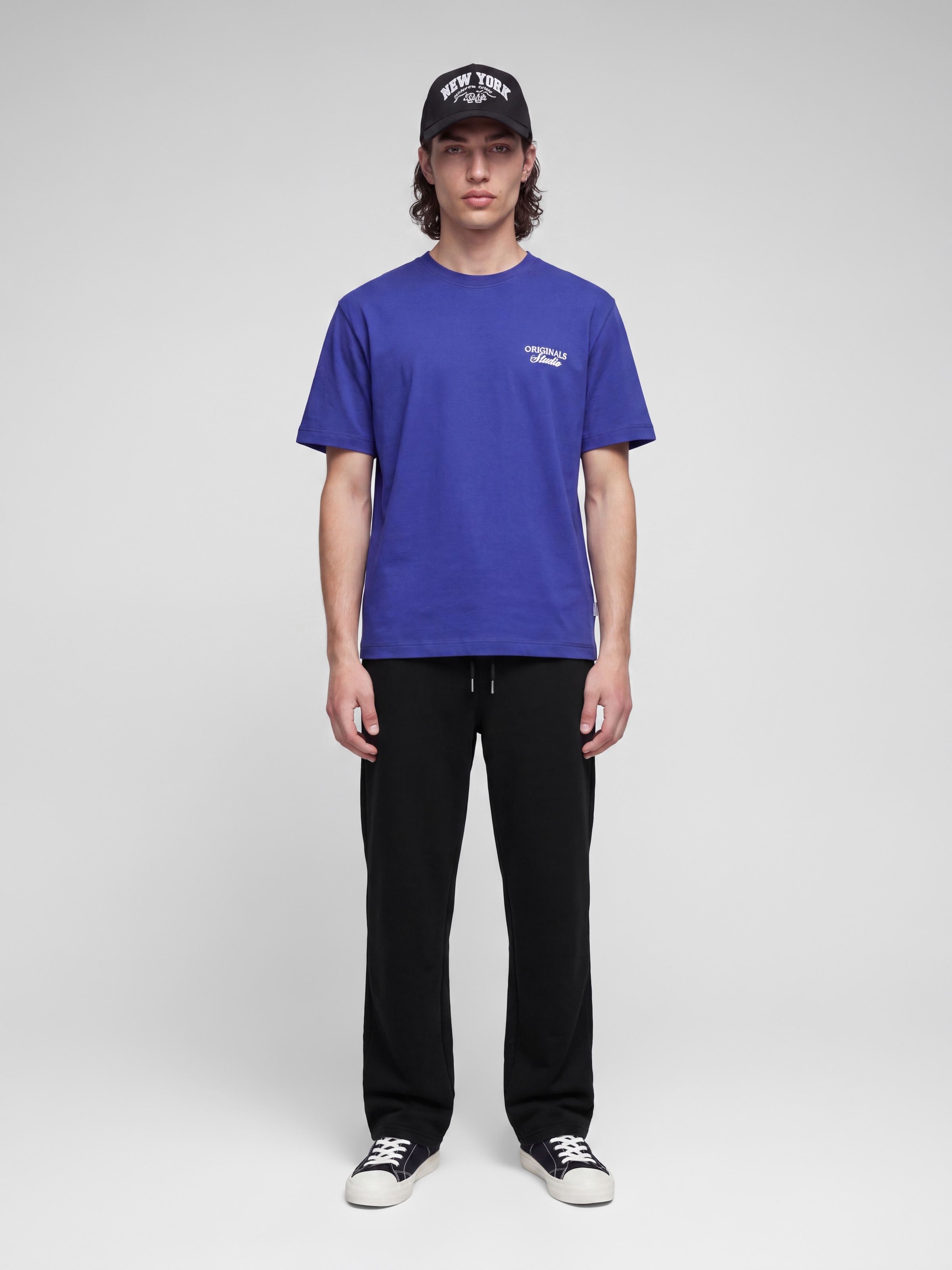 Jack & Jones Sweathose »JPSTBILL LEGACY SCUBA UNC SWT PANTS NOOS«  Materialmix, locker geschnitten
