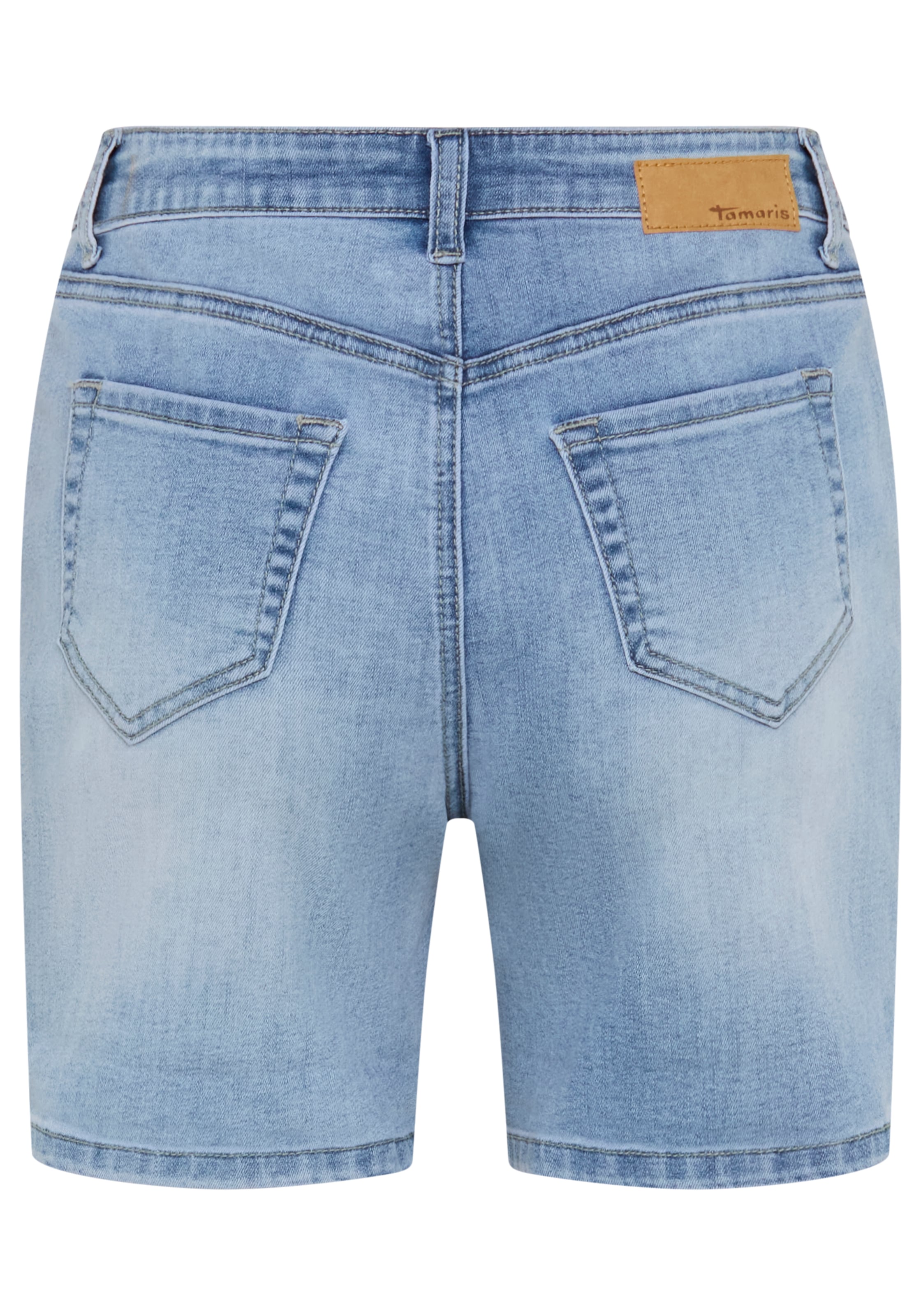 Tamaris Jeansshorts gerade Beinform, kurzer, lässiger Schnitt