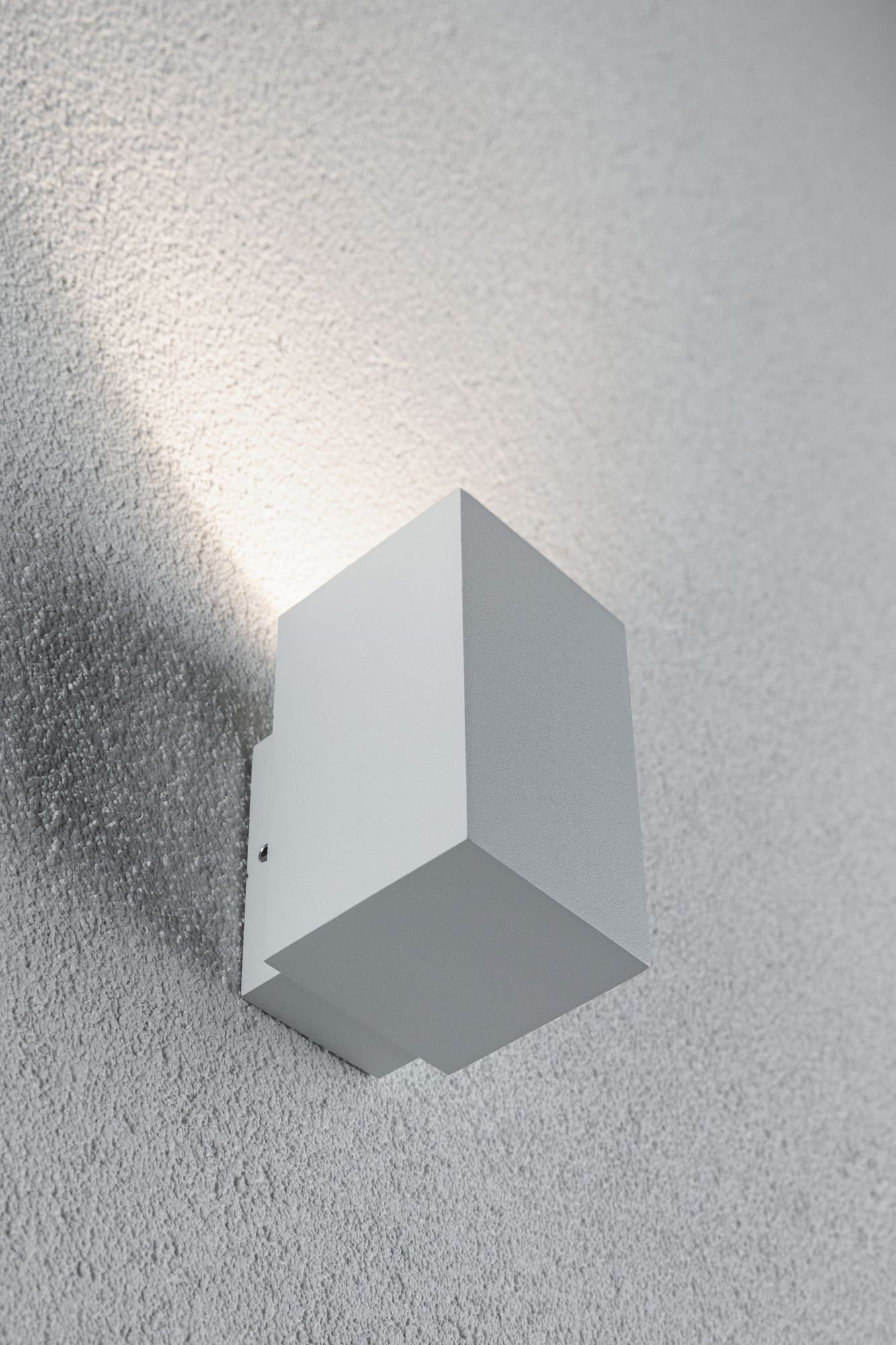 Paulmann LED Außen-Wandleuchte »Flame eckig 58x75mm 3000K 3,8W 320lm 230V Aluminium«, 1 flammig, IP44