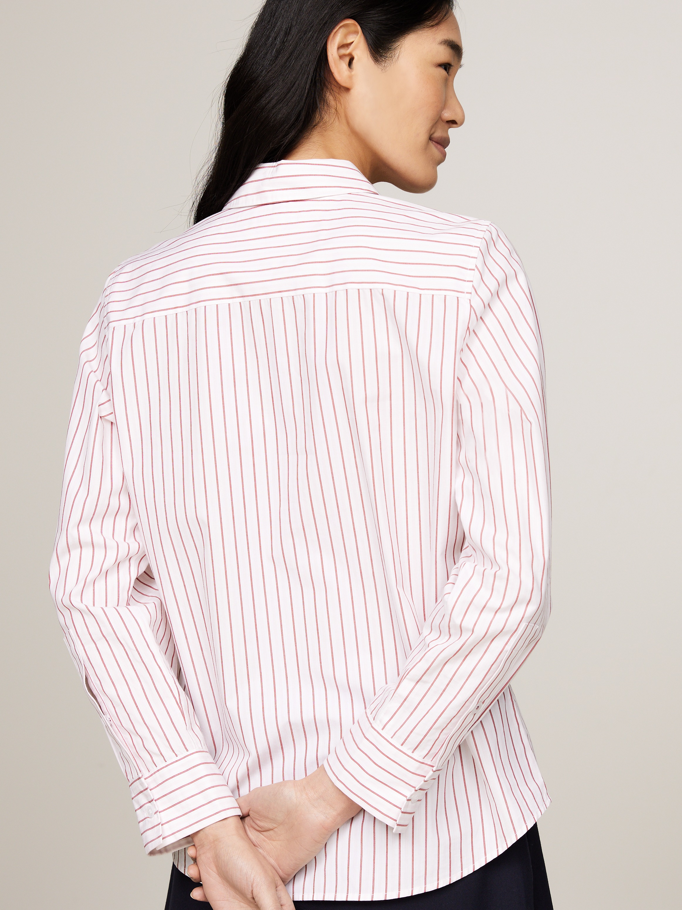 Tommy Hilfiger Hemdbluse »STRIPE REGULAR SHIRT«, mit Streifendessin