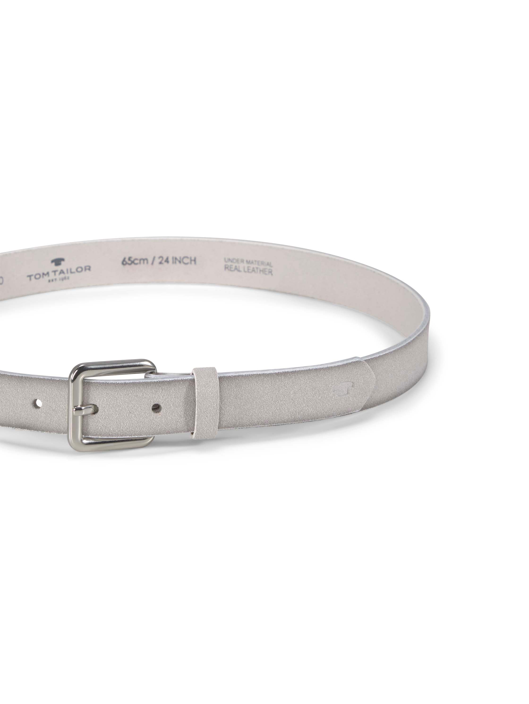 TOM TAILOR Synthetikgürtel »TTDAISY« 2,5 cm breiter Kinder Gürtel, Mädchen, Veloursleder-Optik