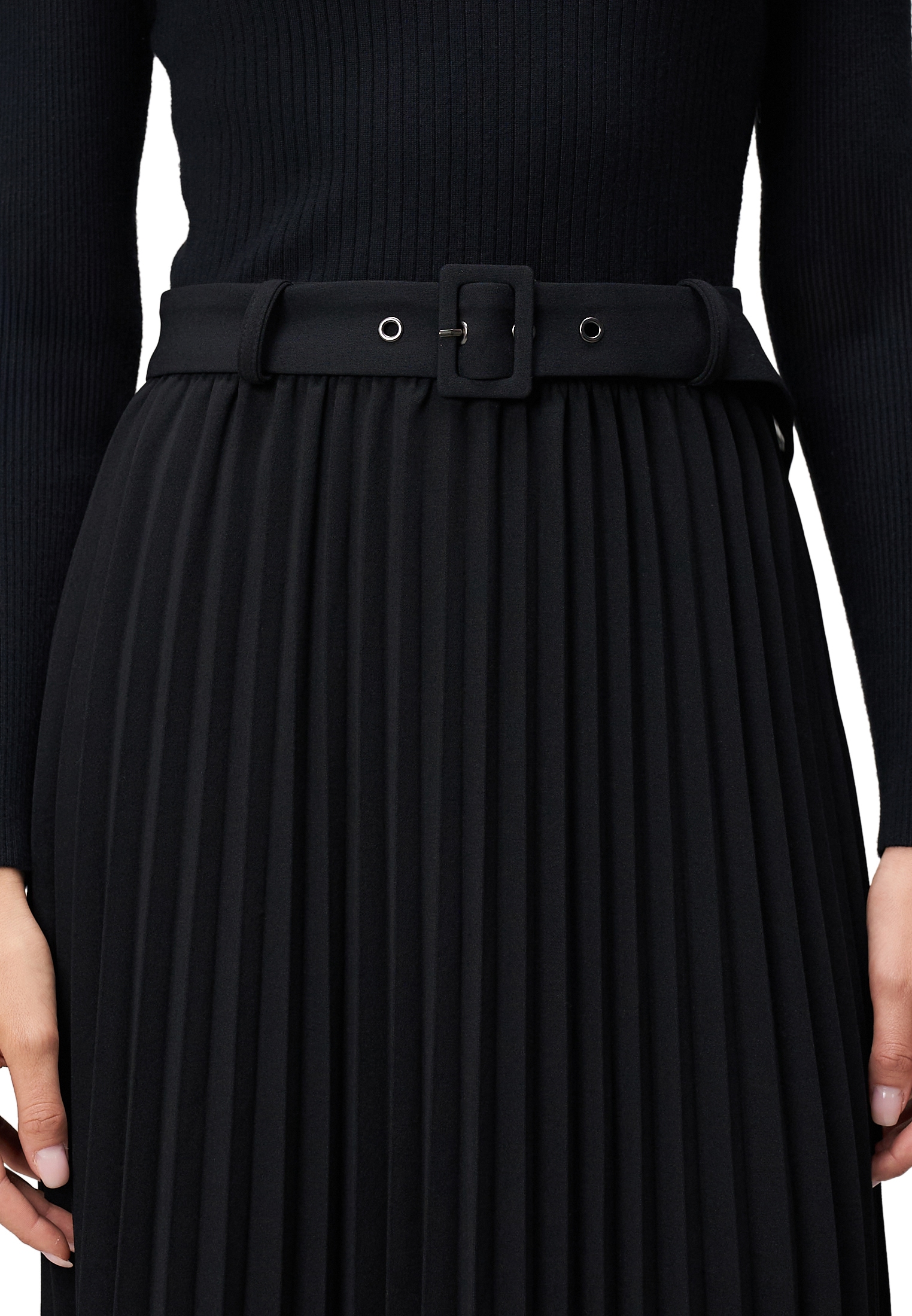 Zero Strickkleid »Strickkleid mit Faltenrock«