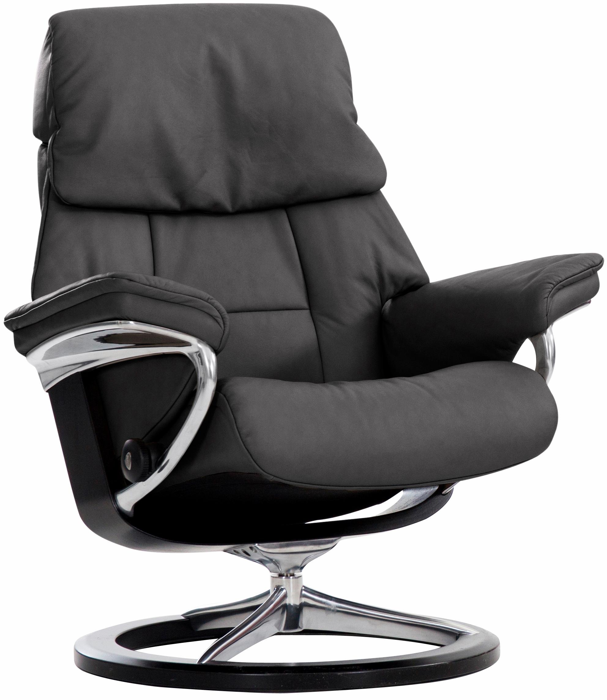 Stressless® Relaxsessel »Ruby«, mit Signature Base, Größe M, Gestell Eiche, Wenge, Braun & Schwarz