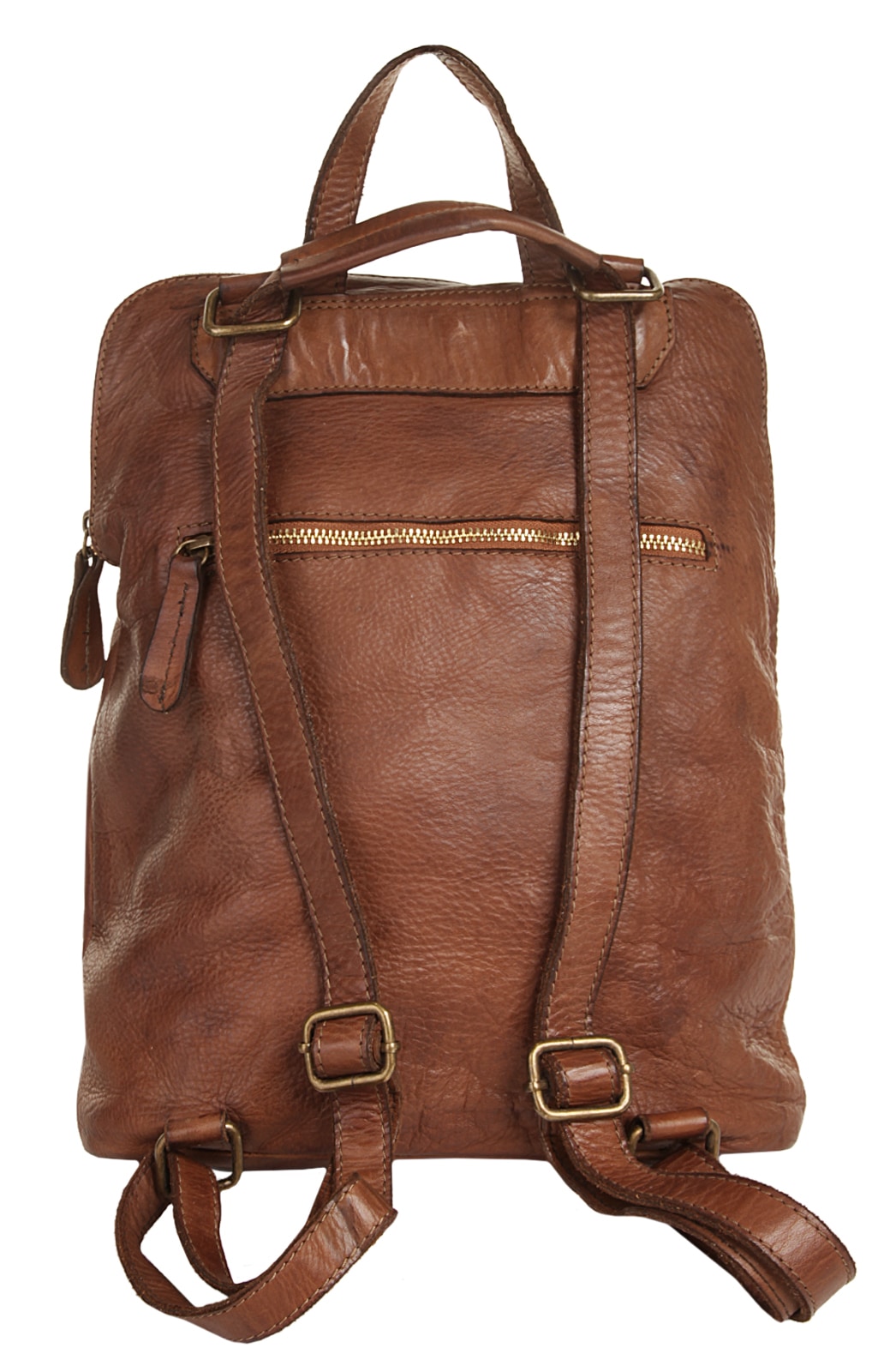 Samantha Look Cityrucksack, echt Leder, Made in Italy