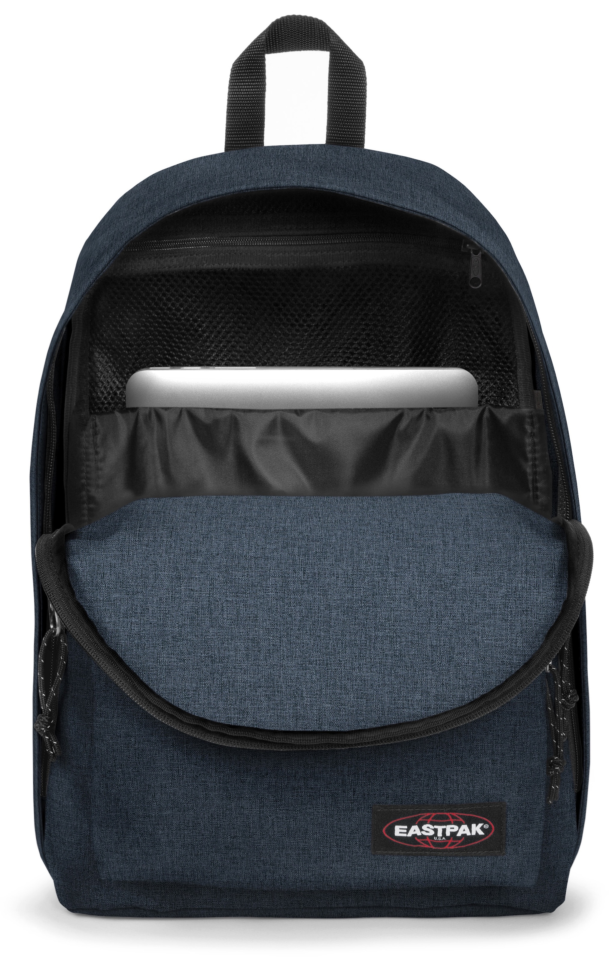 Eastpak Freizeitrucksack »OUT OF OFFICE« Unisex Schulrucksack, Businessrucksack mit Logo-Aufnäher