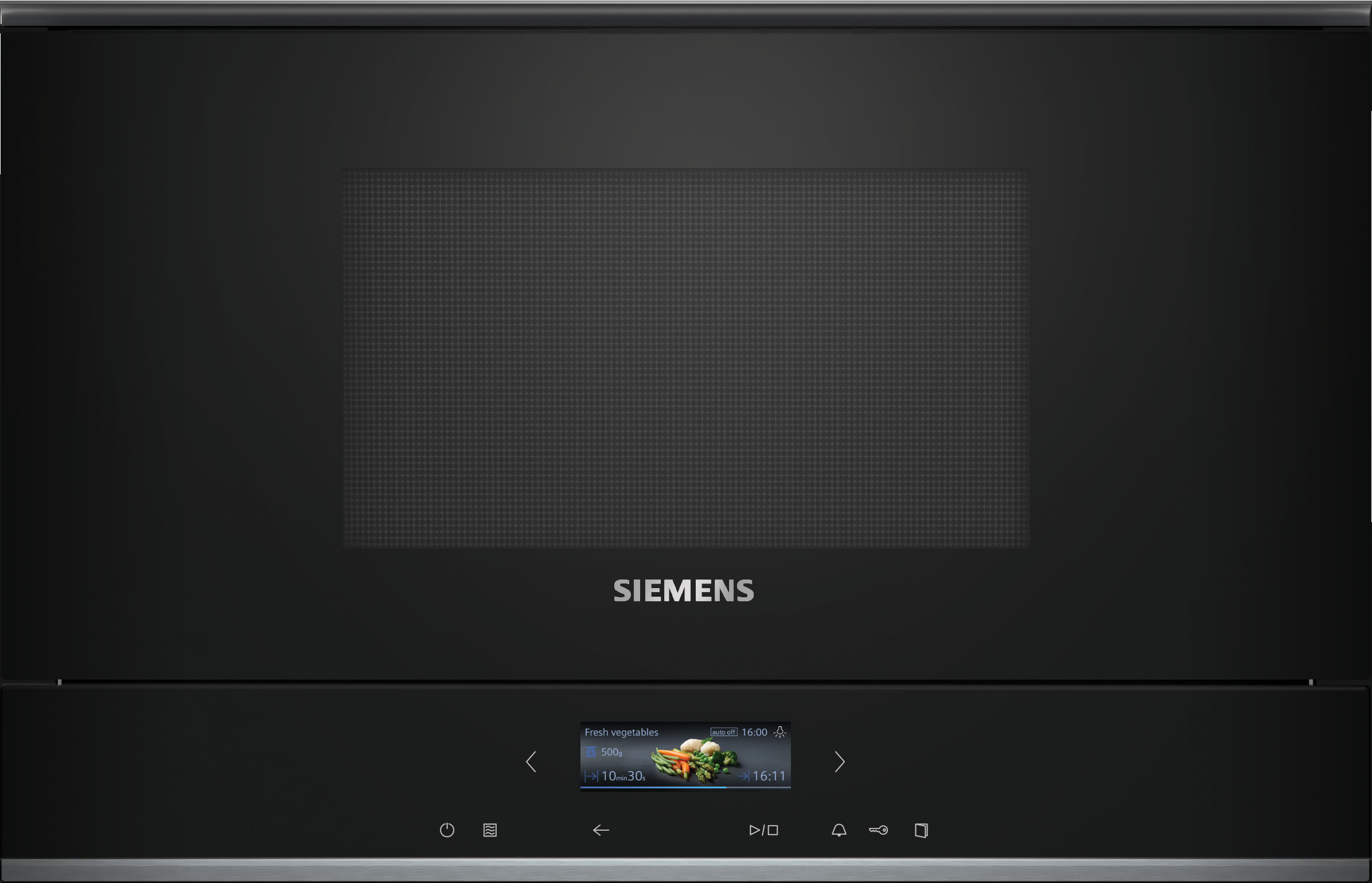 Siemens BF722L1B1 Mikrowelle (900 Watt, Einbaugerät, 21 l, Schwarz)