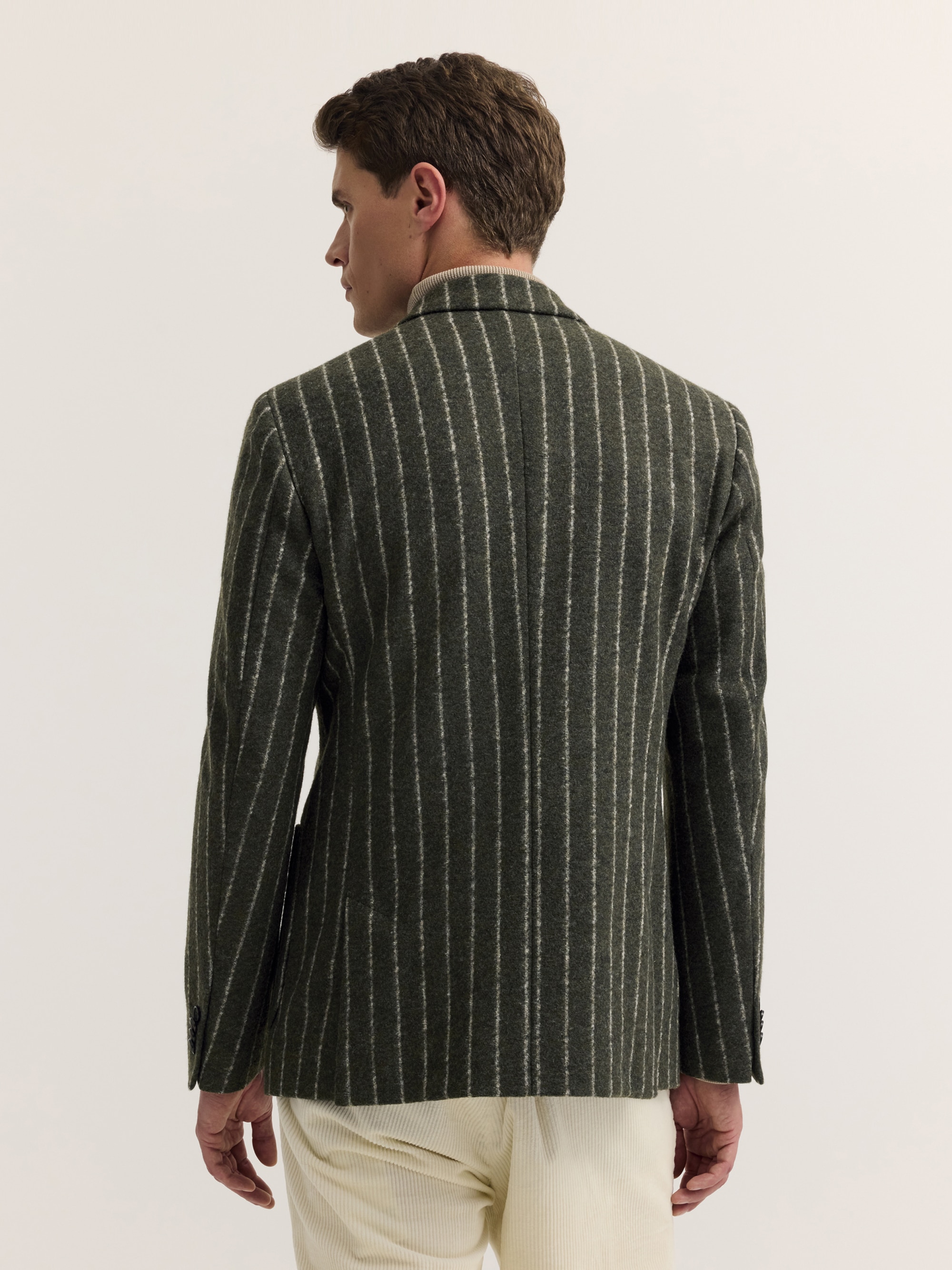 bugatti Sakko »Modern Fit« Modern Fit Wollmix Gestreift