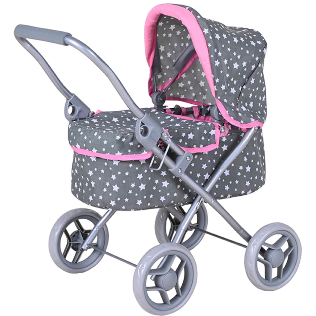 Knorrtoys® Puppenwagen »Mini Lili - Star Grey«