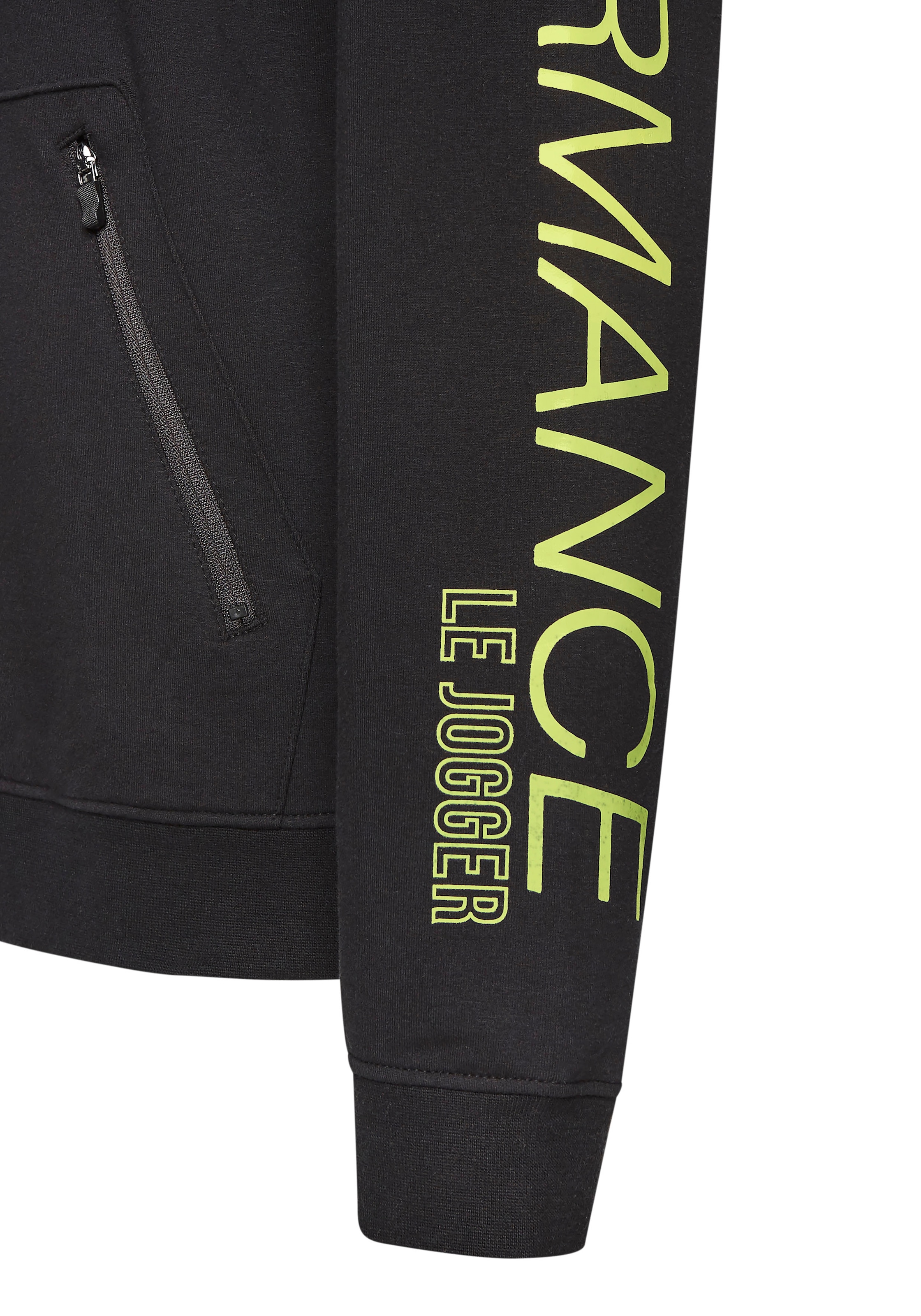 Le Jogger Performance Kapuzensweatshirt , mit praktischen Reißverschlusstaschen
