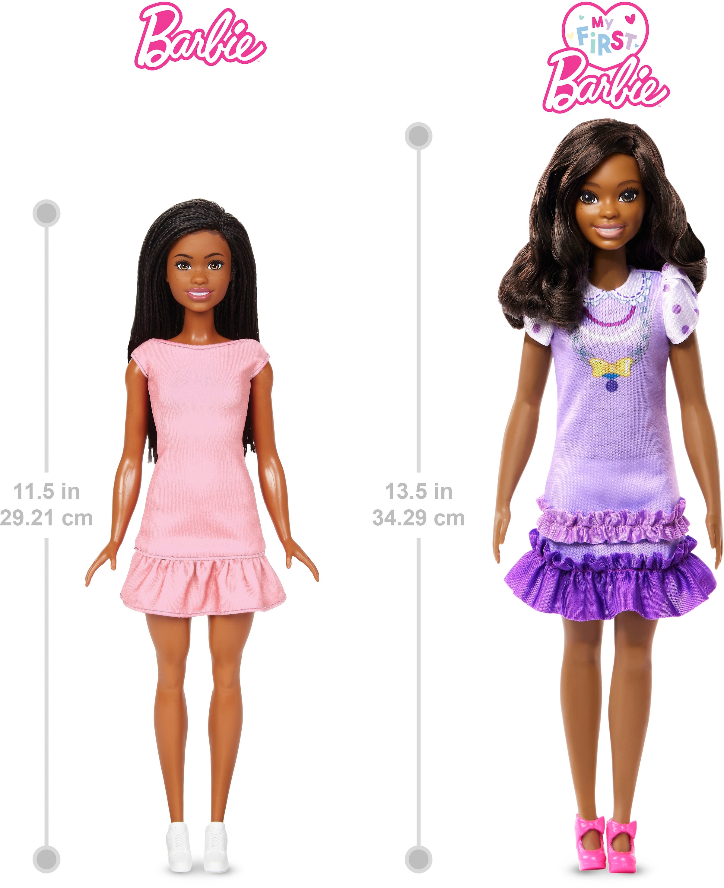 Barbie Anziehpuppe »My First Barbie, Brooklyn«, Größe ca. 34 cm
