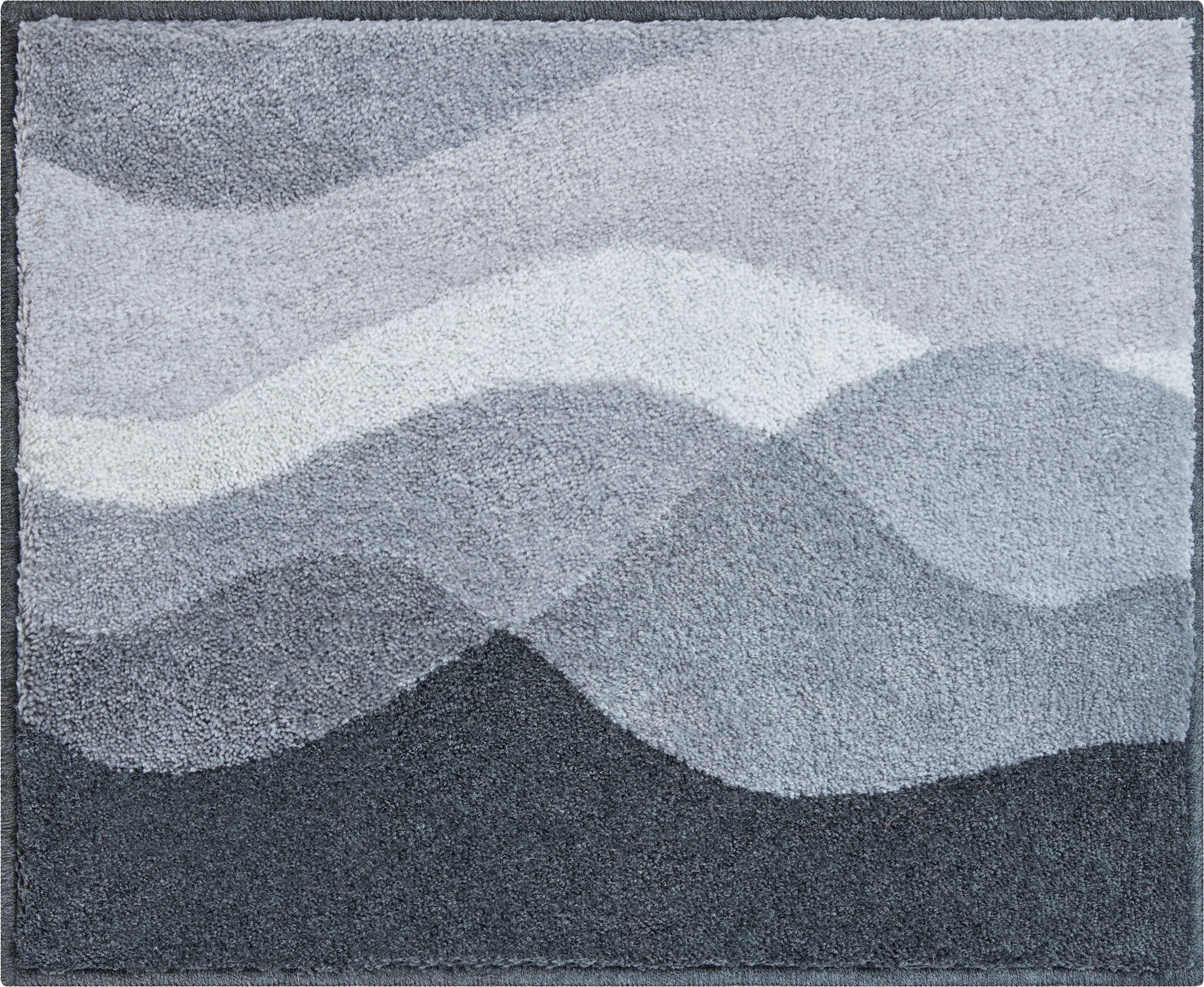 Grund Badematte »Hills« Höhe 20 mm rutschhemmend beschichtet fußbodenheizungsgeeignet Badematte im Wellen-Design, mehrfarbiges Muster