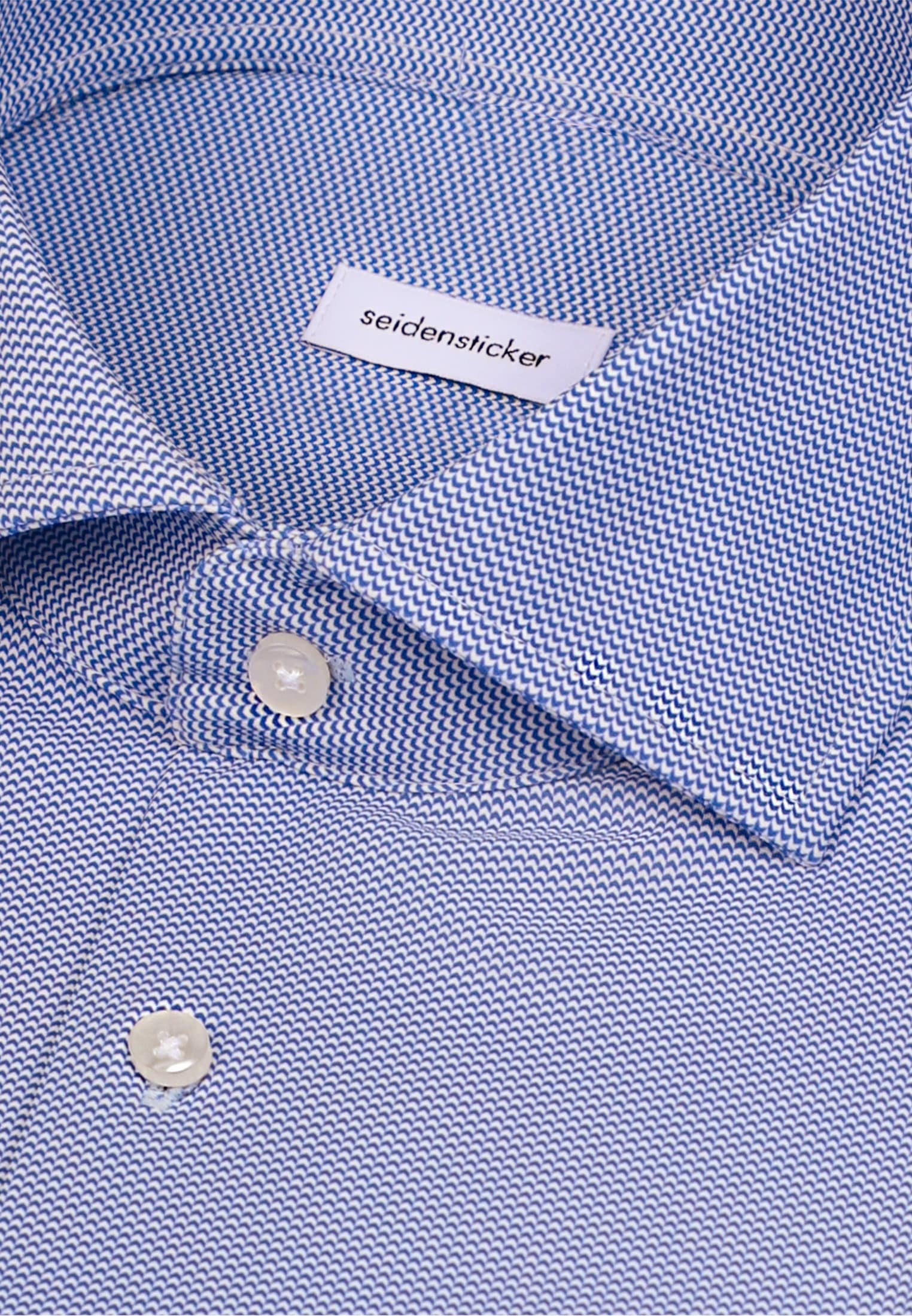 seidensticker Businesshemd »Schwarze Rose« Slim 1/1 Kentkragen Druck