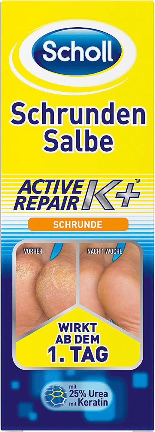 Fußcreme »Active Repair K+«, Schrunden Salbe