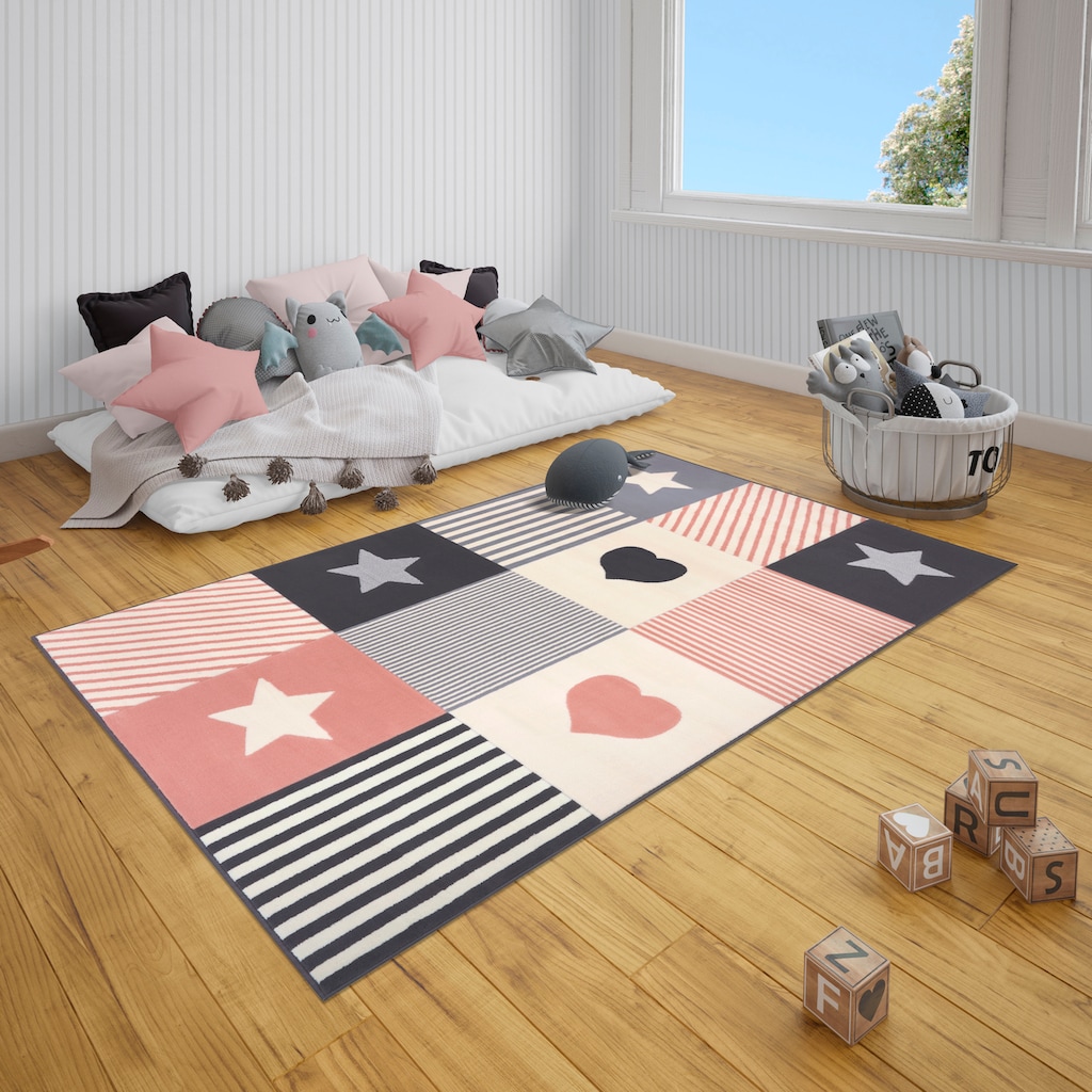 HANSE Home Kinderteppich »Lovely Patchwork«, rechteckig