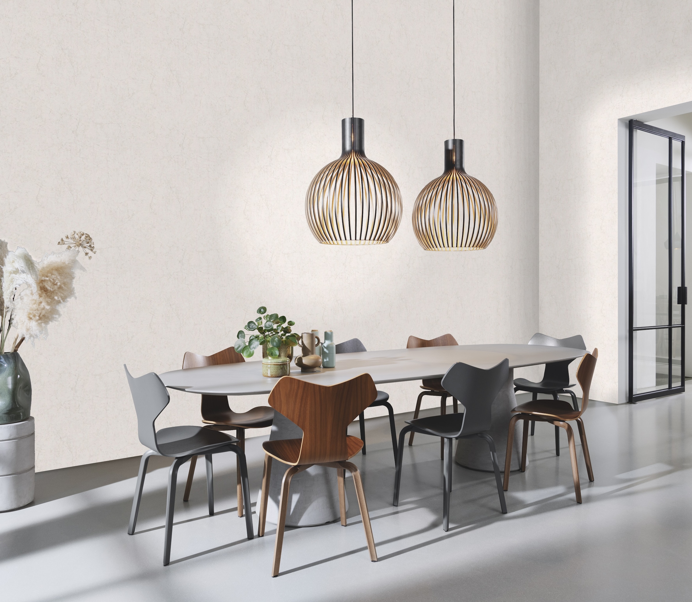 Rasch Papiertapete »mit Betonoptik« einfarbig strukturiert Betonoptik