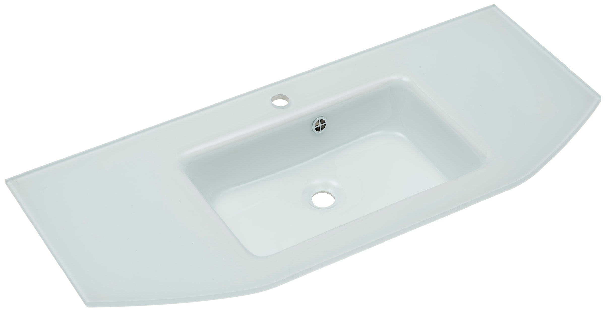 Saphir Waschtisch »Quickset 327 Waschtisch mit Unterschrank, inkl Türdämpfer«, Anthrazit Hochglanz, Waschplatz mit 2 Türen, 1 Klappe, 1 Auszug