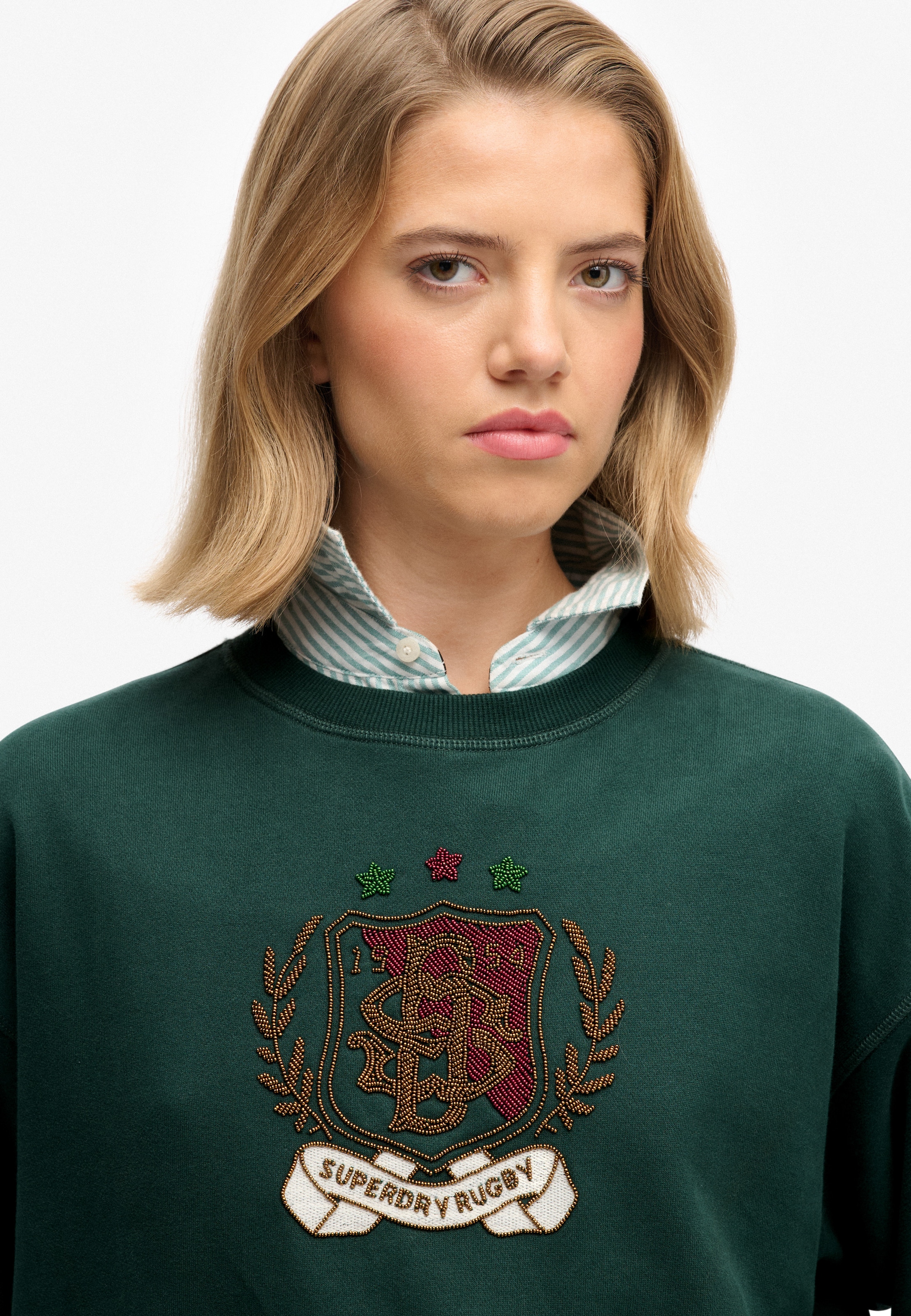 Superdry Sweatshirt »Crest Loose Crew«
