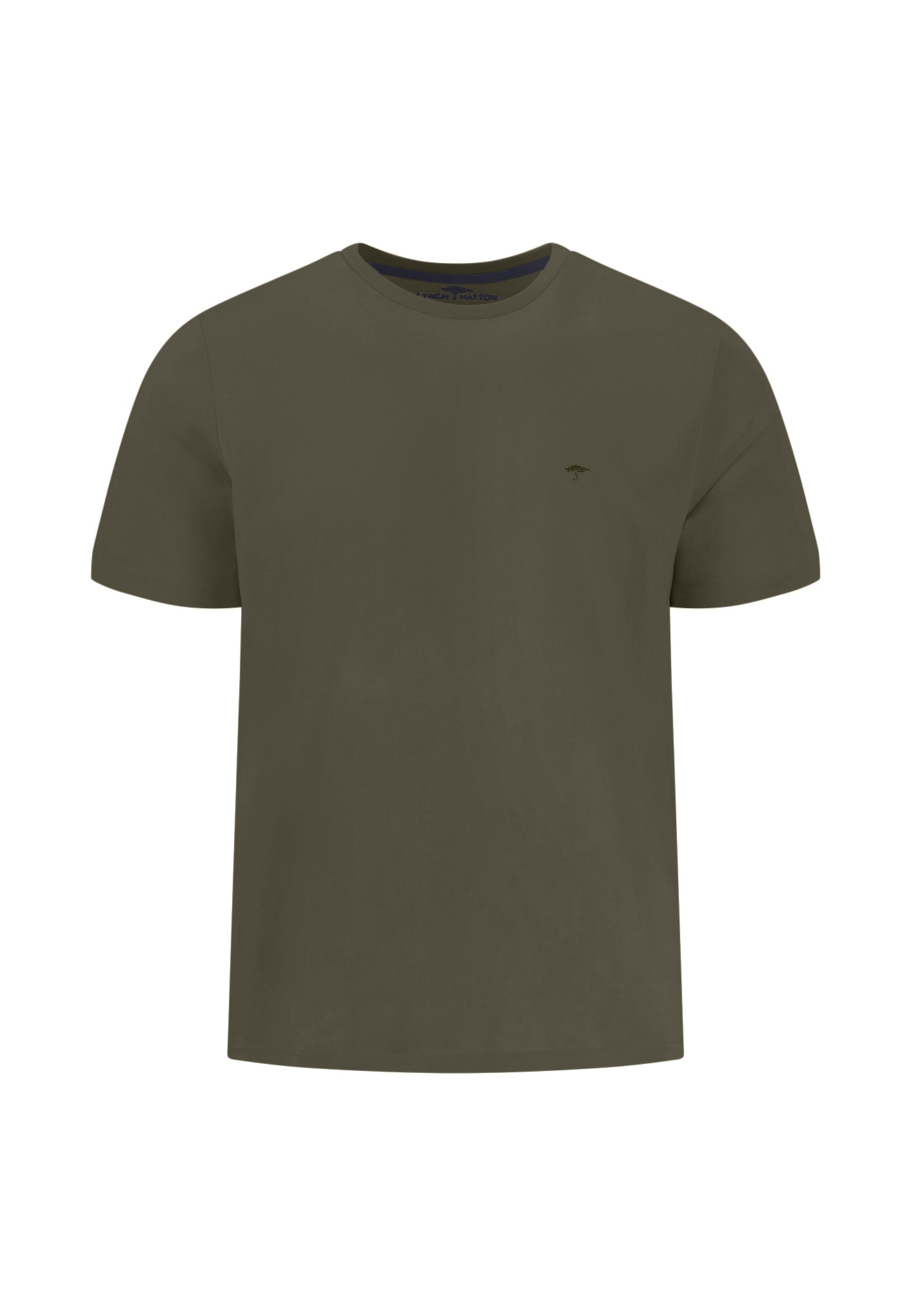 FYNCH-HATTON T-Shirt normale Passform, Kurzarm, hüftbedeckende Länge, aus Baumwolle