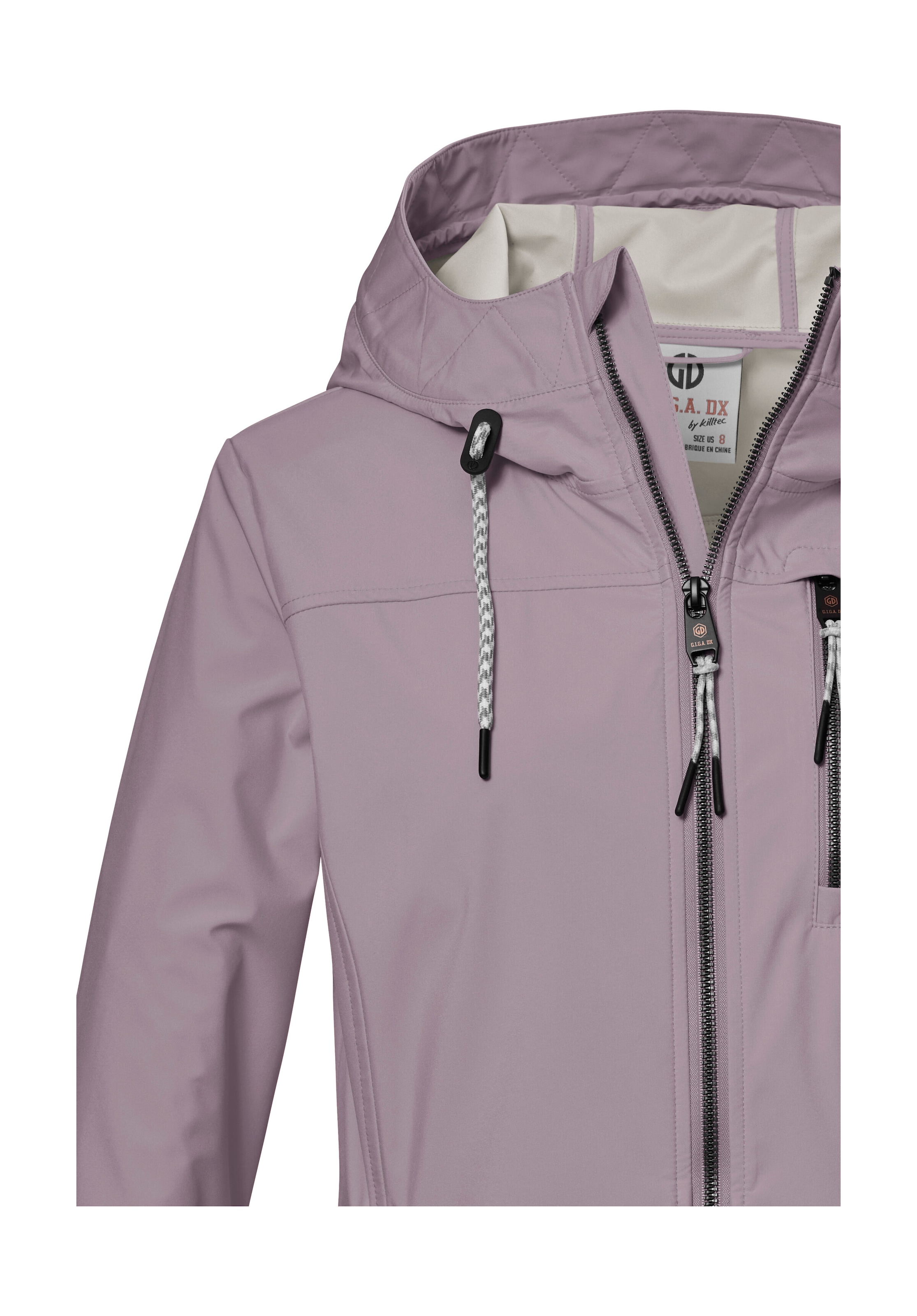 G.I.G.A. DX by killtec Softshelljacke »GS 74 WMN SFTSHLL JCKT« Damen Softshelljacke, wasserabweisend, winddicht, pflanzenbasiert