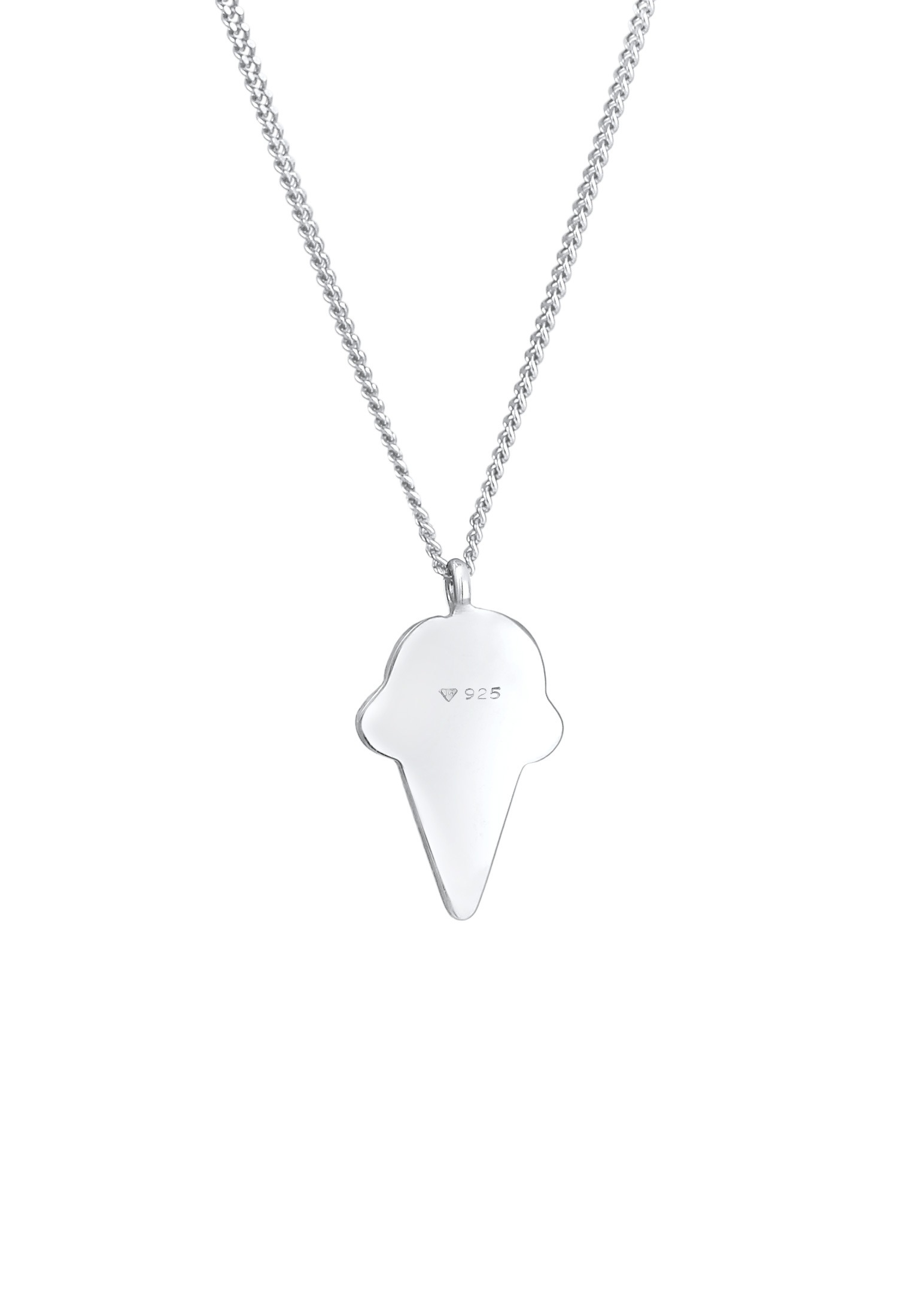 Elli Silberkette »Halskette Kinder Eis Sweet Emaille 925 Silber«