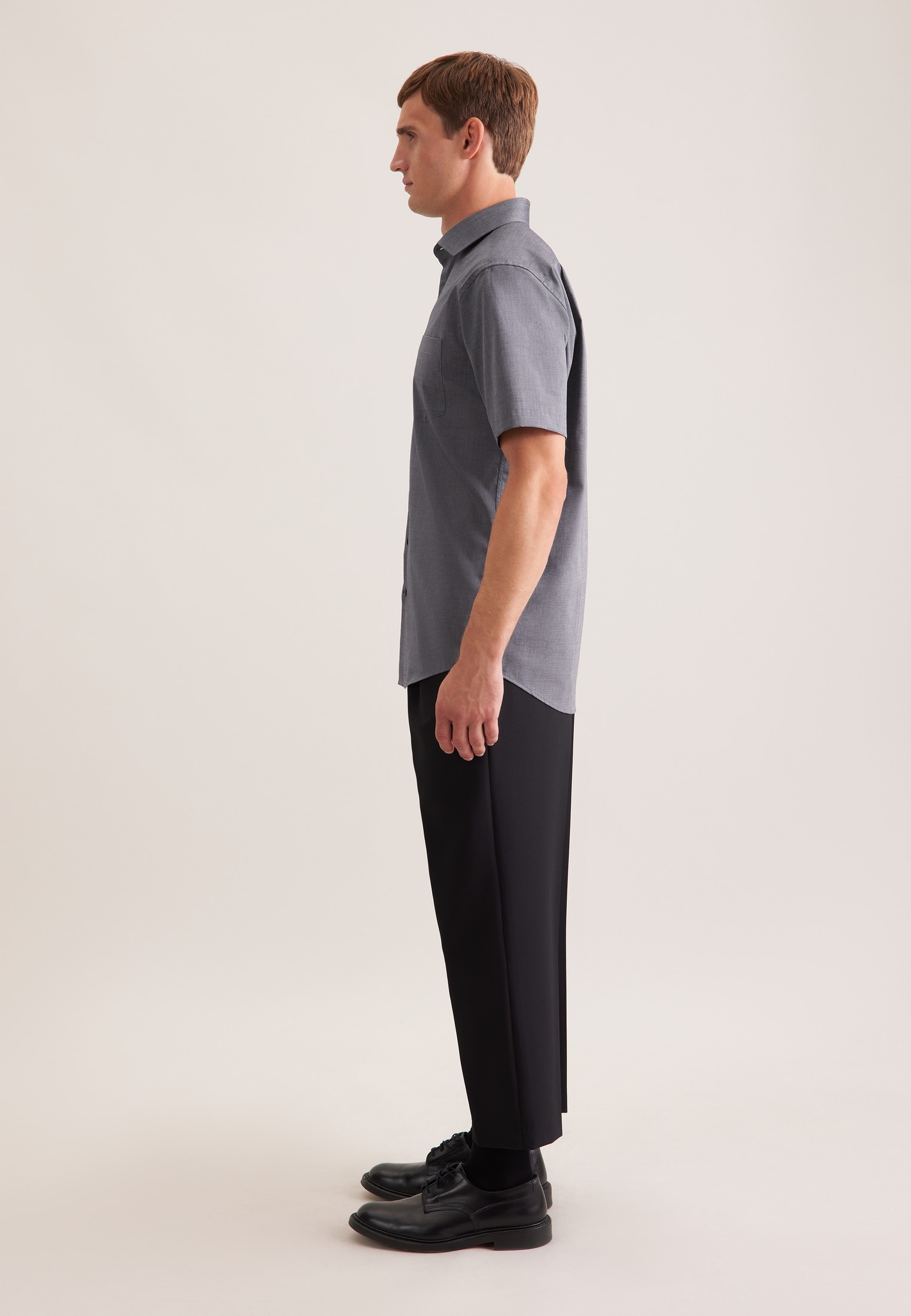 seidensticker Businesshemd »Schwarze Rose« Regular 1/2 Kentkragen Uni