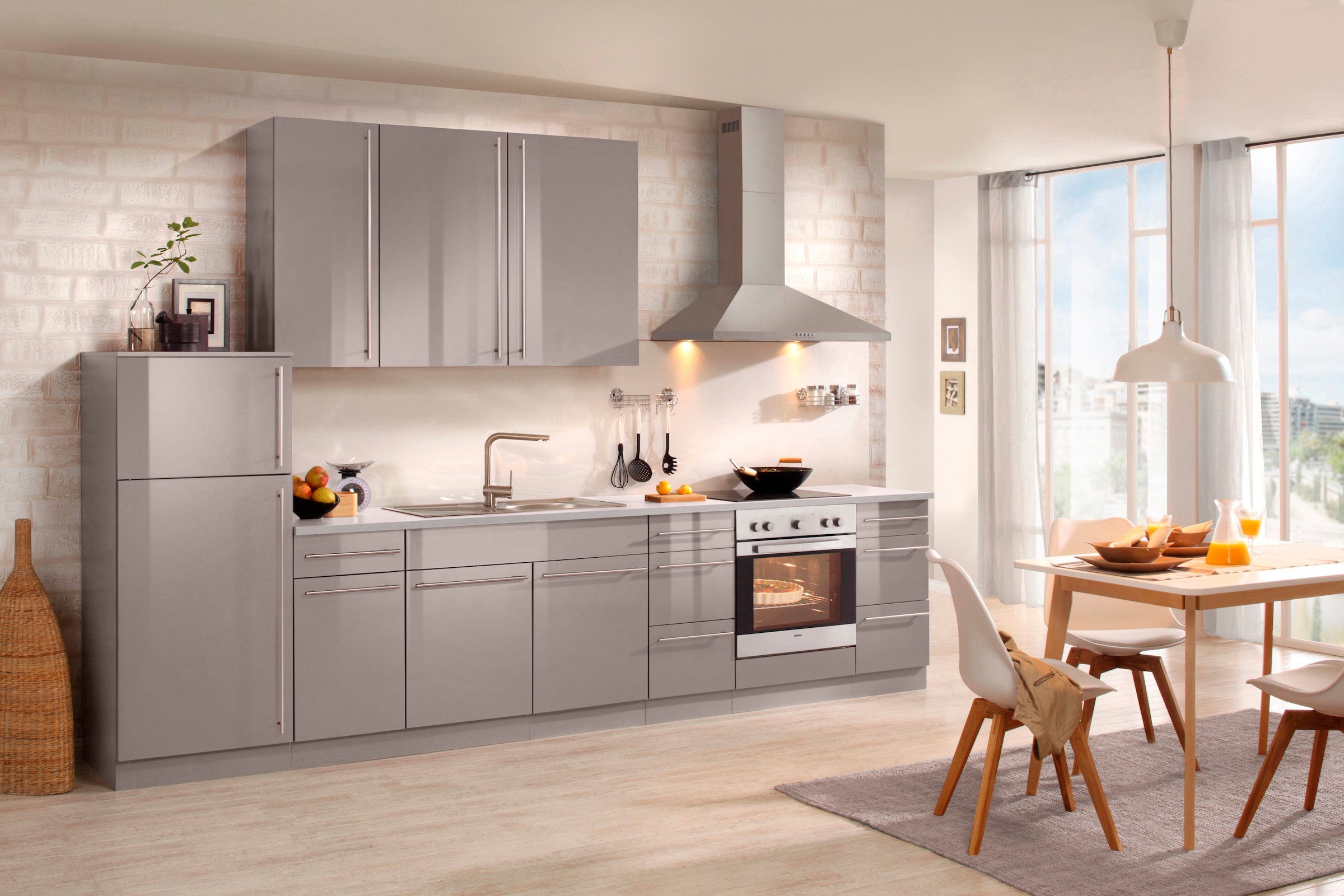 wiho Küchen Hängeschrank »Chicago«, 40 cm breit, 90 cm hoch, für viel Stauraum