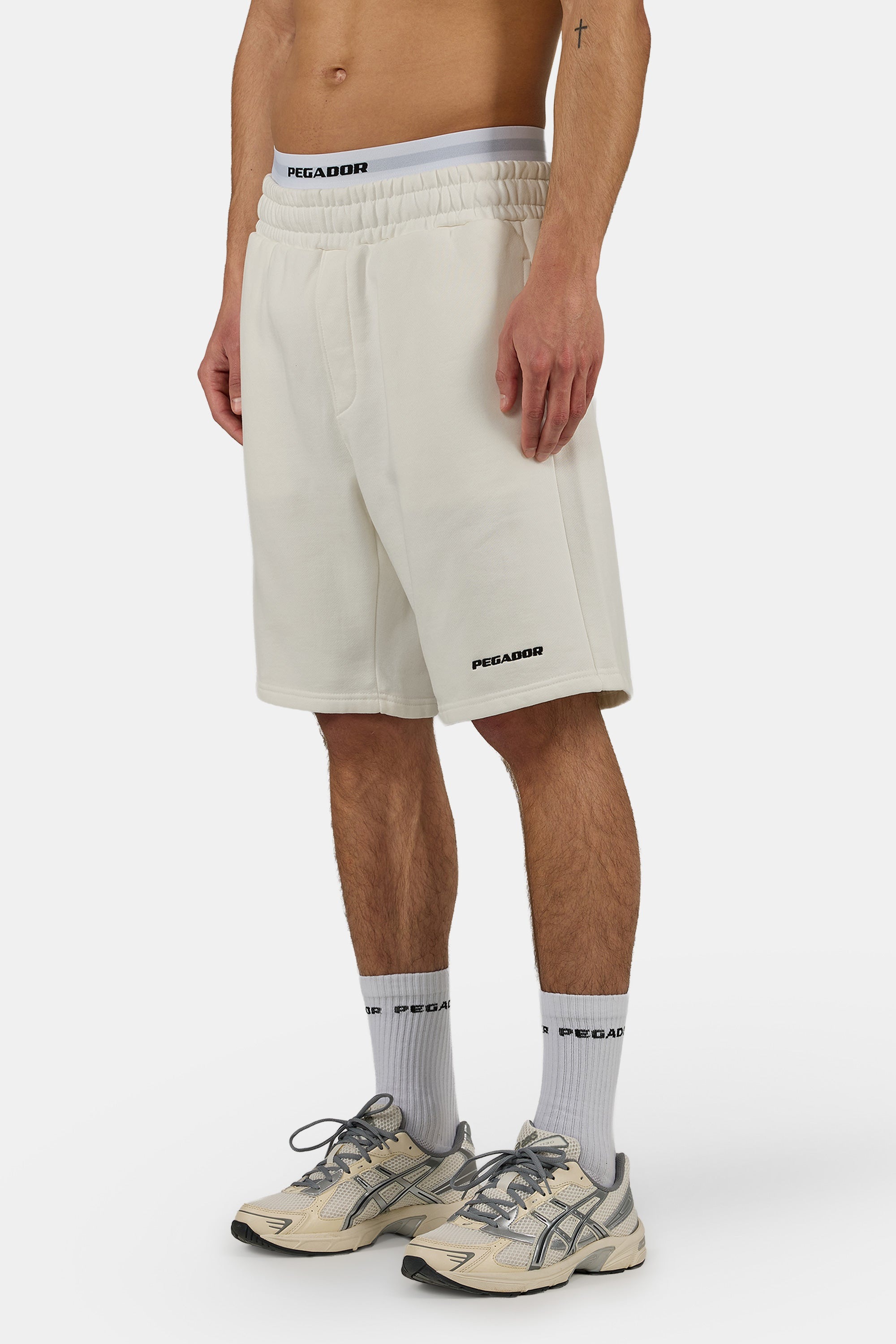 PEGADOR Sweatshorts »LOGO HEAVY SWEAT SHORTS«  Baumwollmischung, regular fit